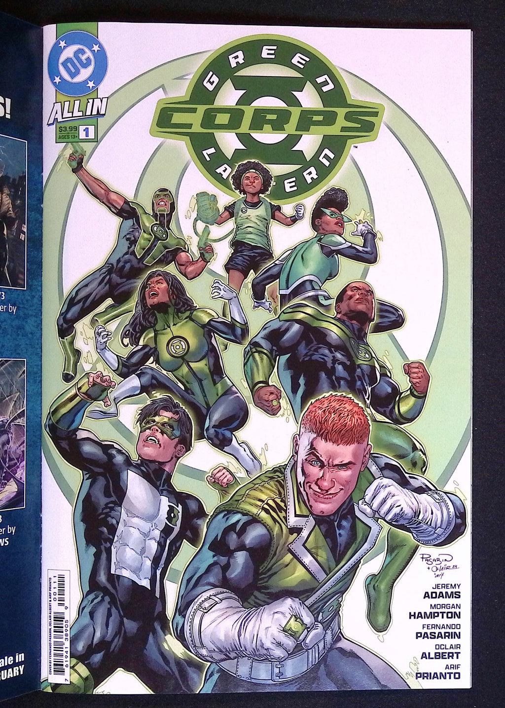 Green Lantern Corps # 1 Szerdy Foil Variant 2025 NM