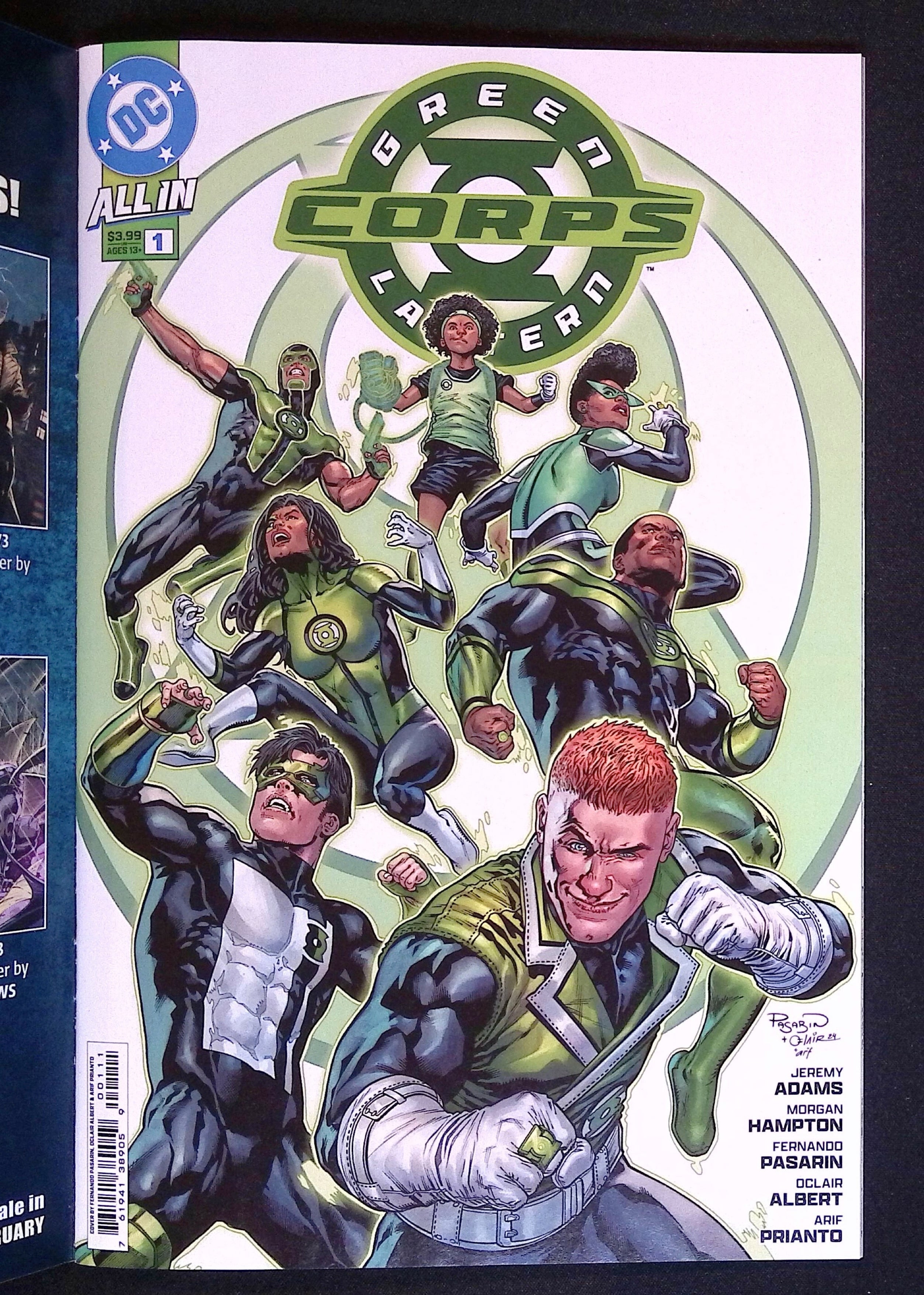Green Lantern Corps # 1 Szerdy Foil Variant 2025 NM