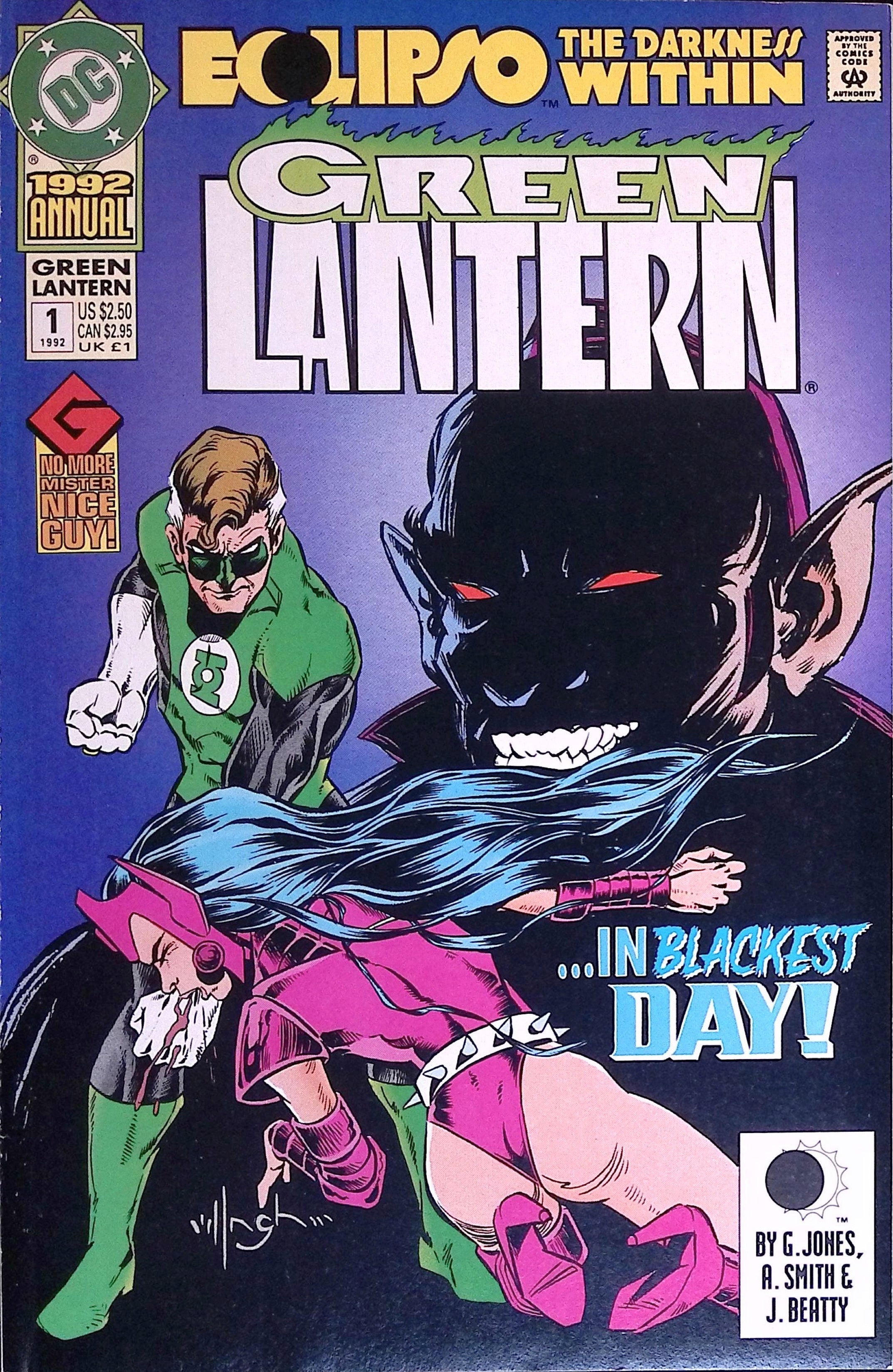 Green Lantern Annual # 1 1992 NM-