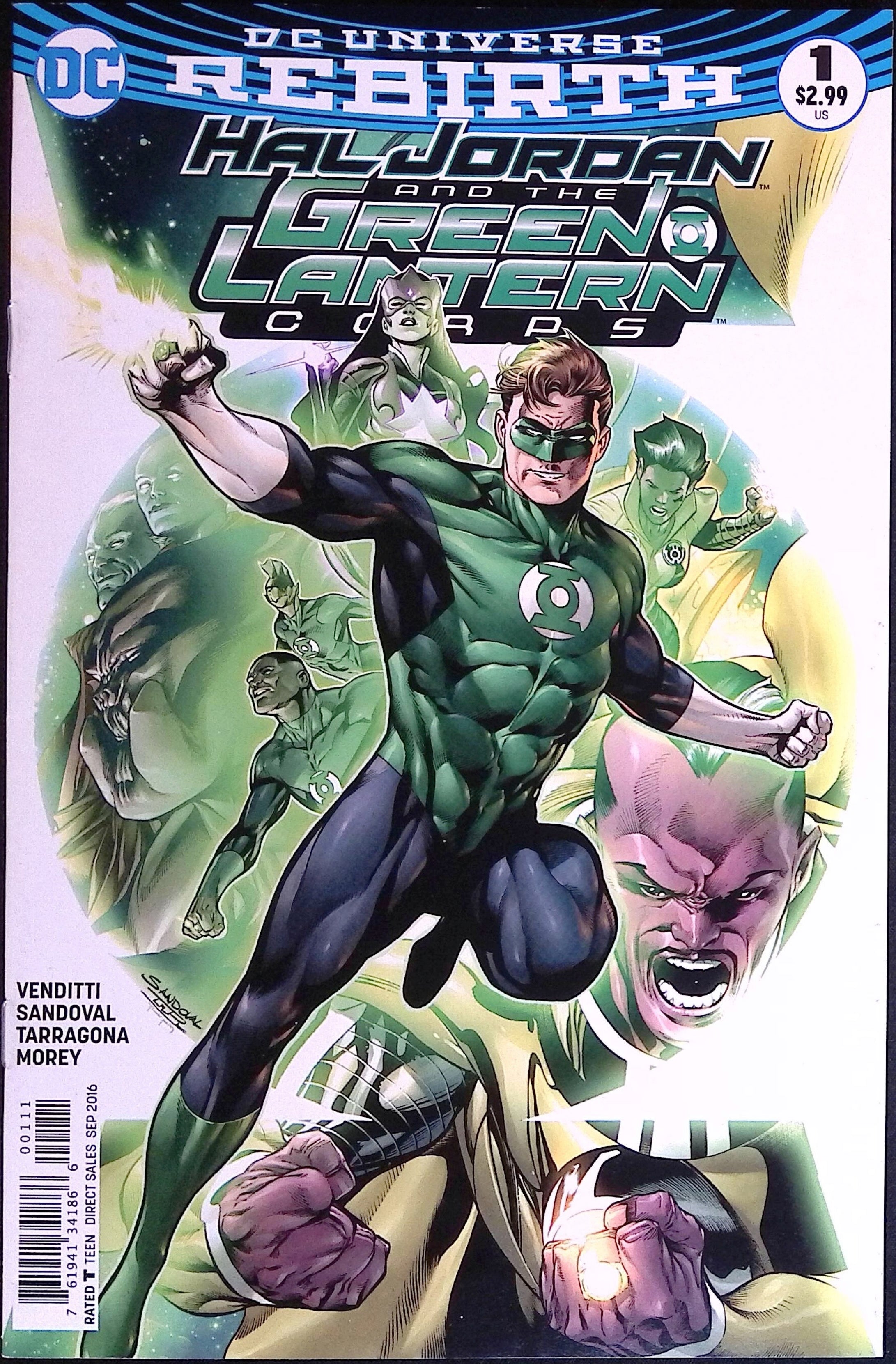Hal Jordan and the Green Lantern Corps # 1 2016 VF/NM