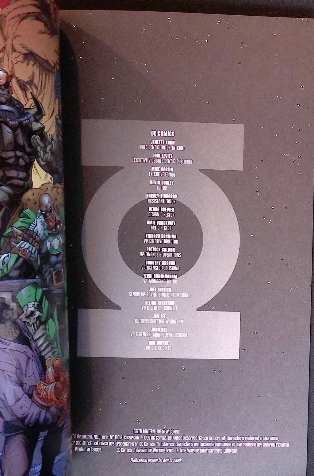 Green Lantern: The New Corps # 1 1999 NM-