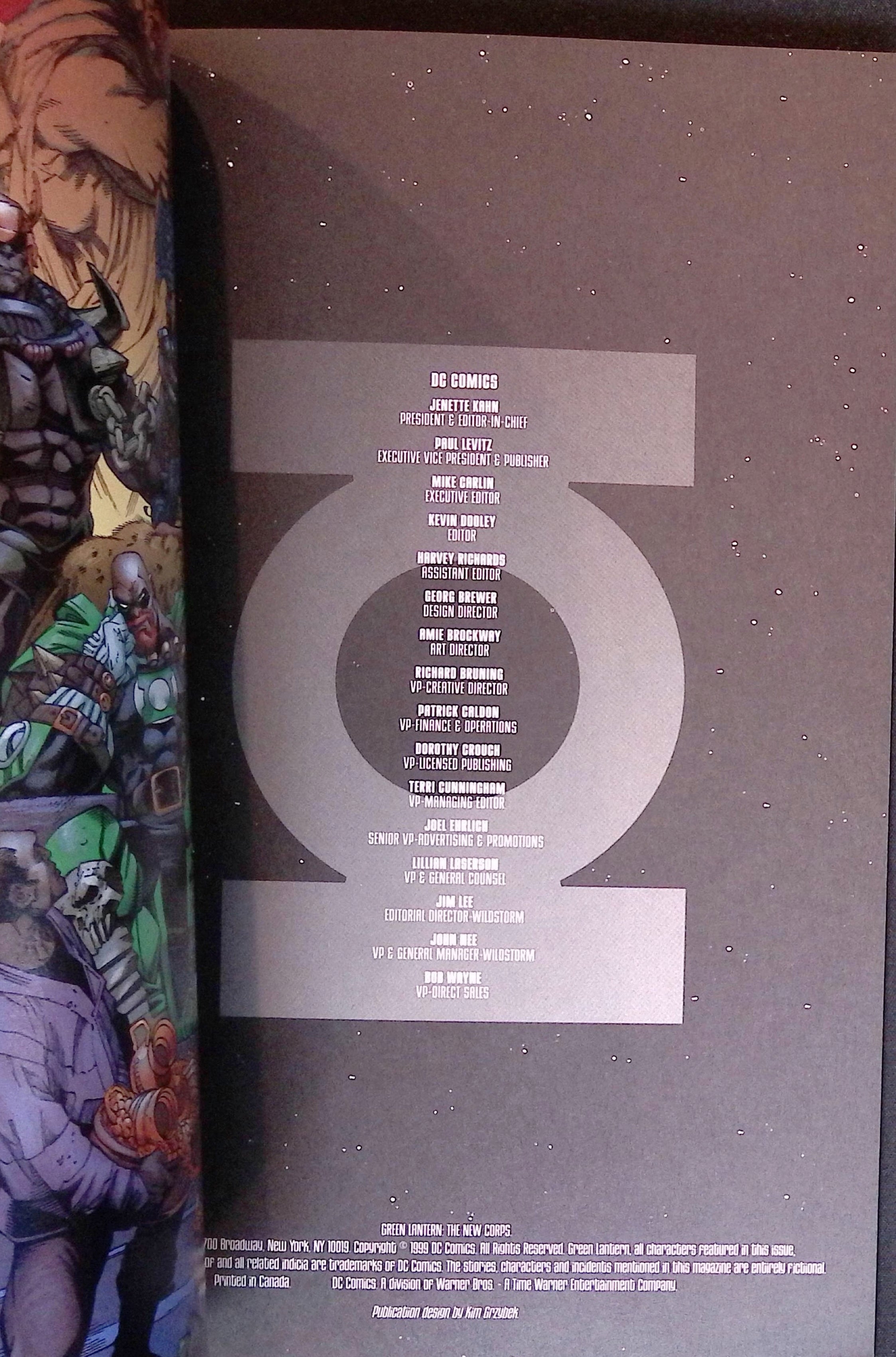 Green Lantern: The New Corps # 1 1999 NM-