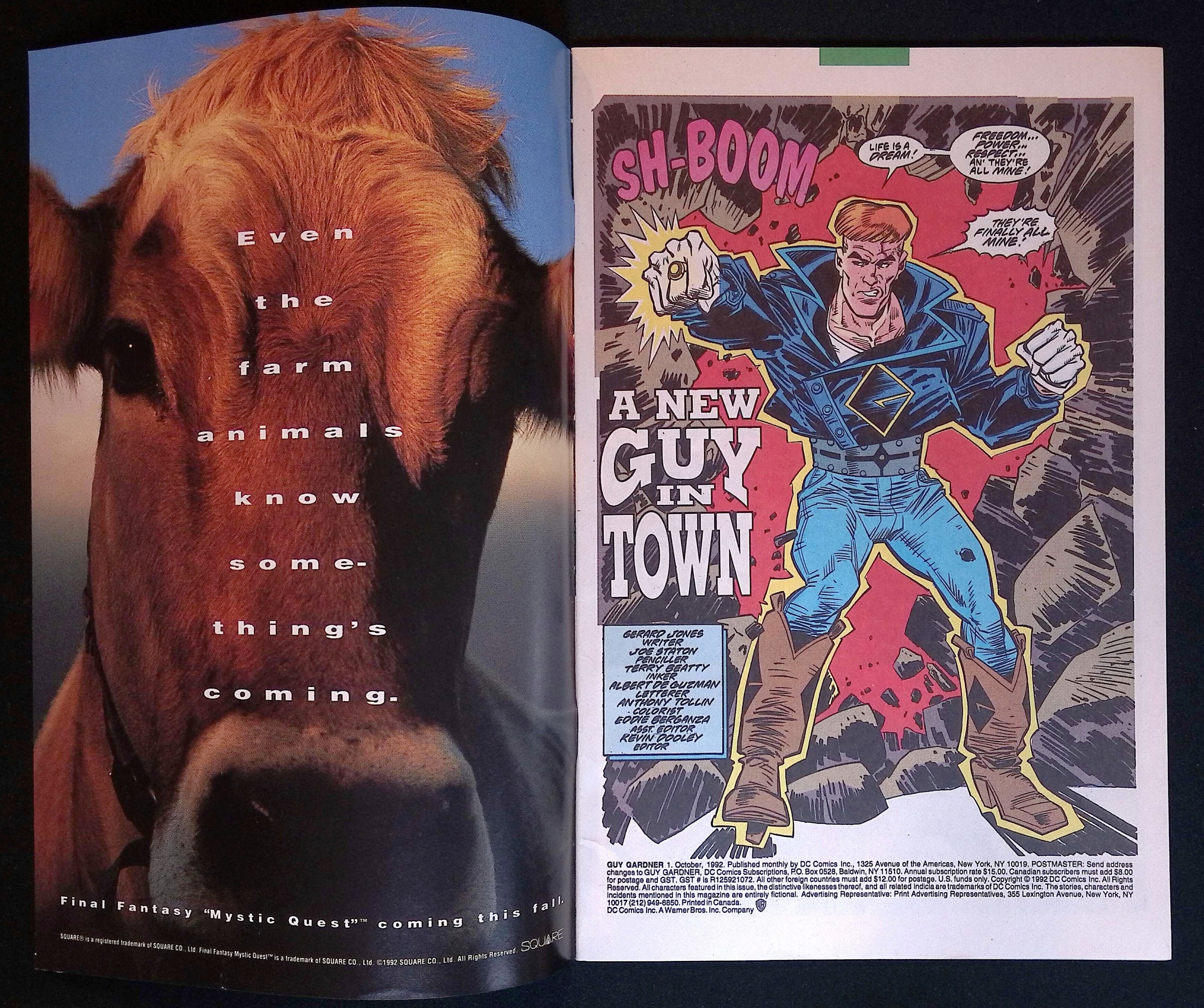 Guy Gardner # 1 1992 VF/NM