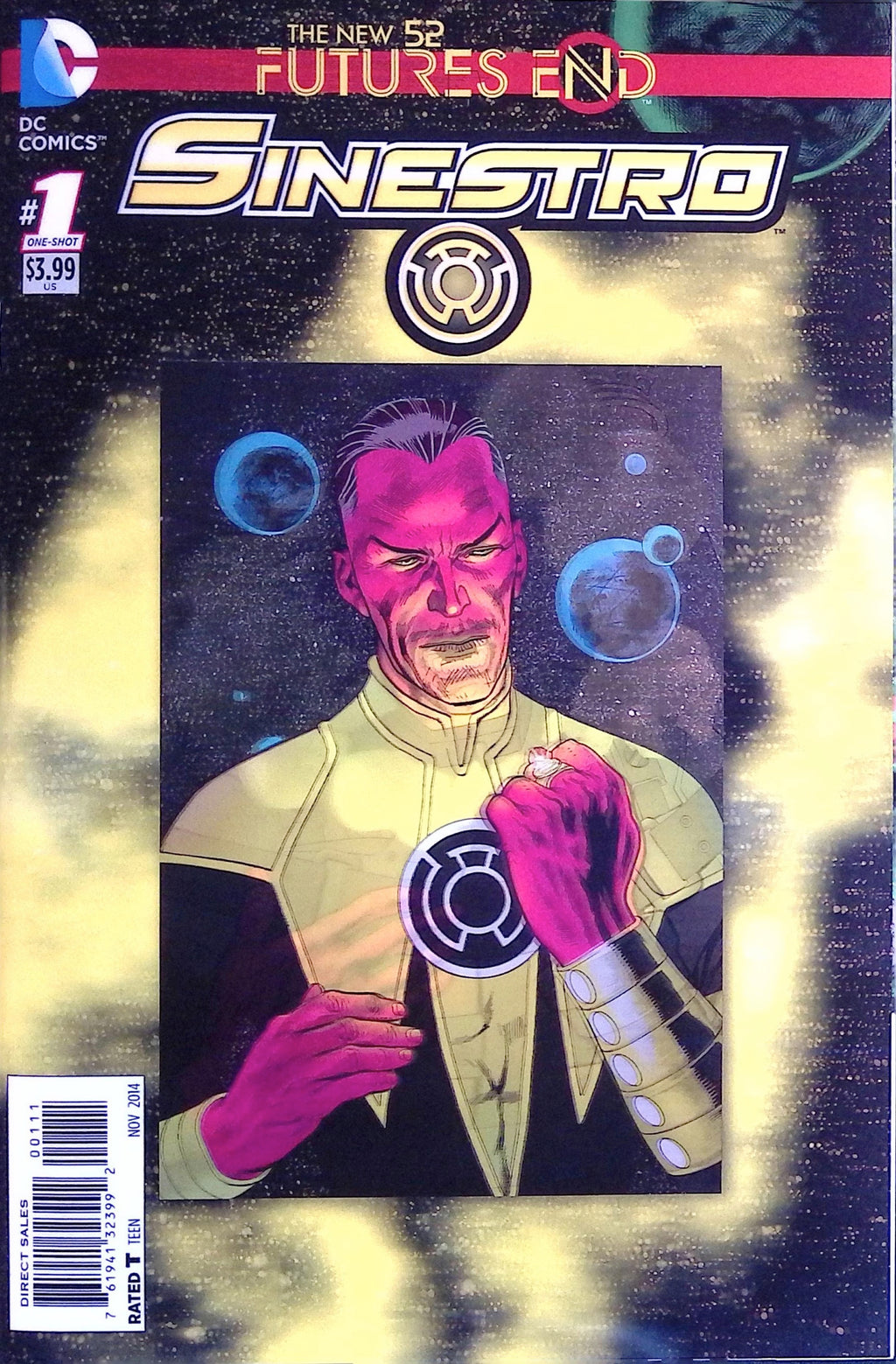 Sinestro: Futures End # 1  3D Lenticular Cover NM