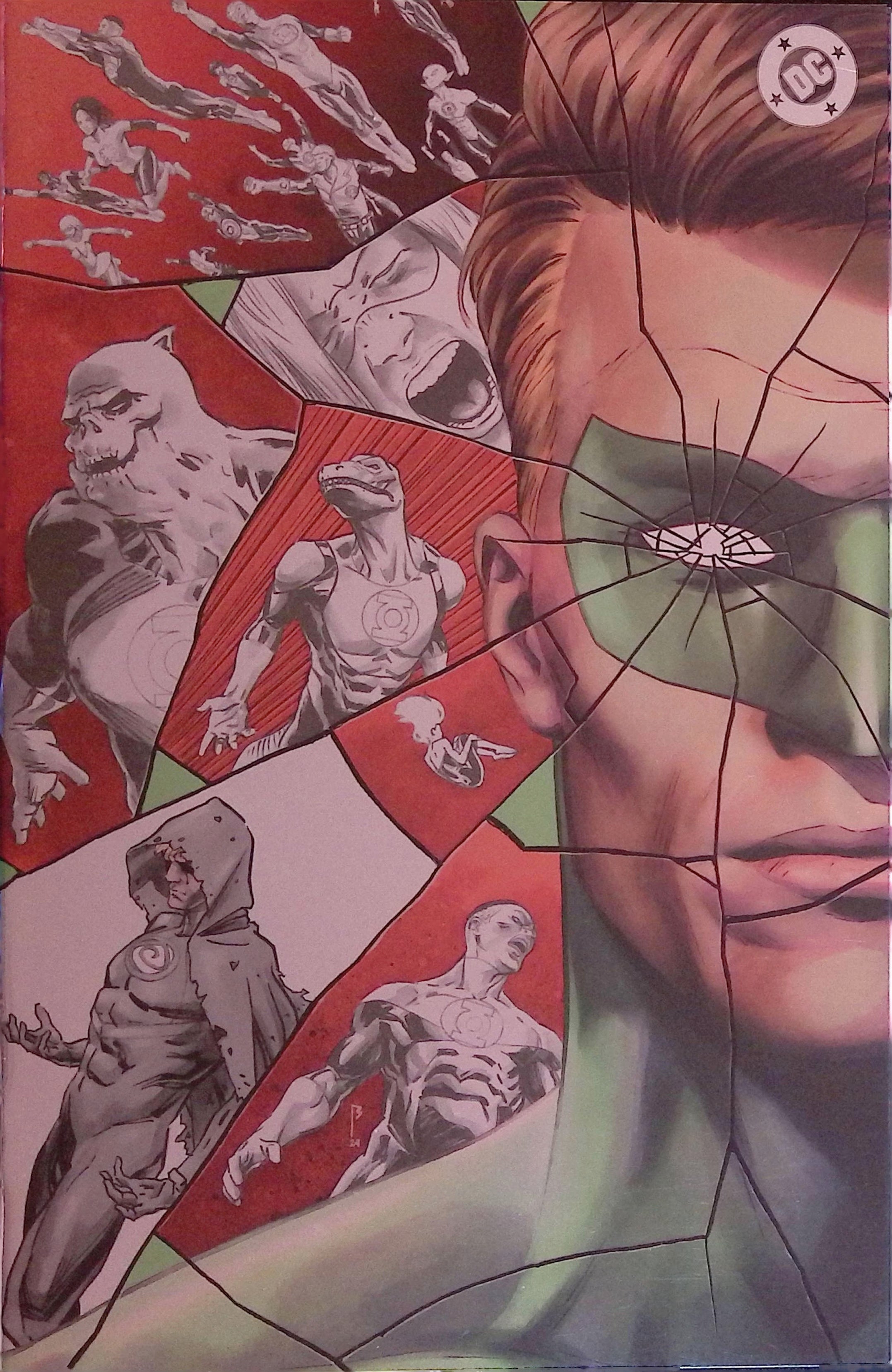 Green Lantern: Fractured Spectrum # 1 Blanco Foil Variant 2025 NM