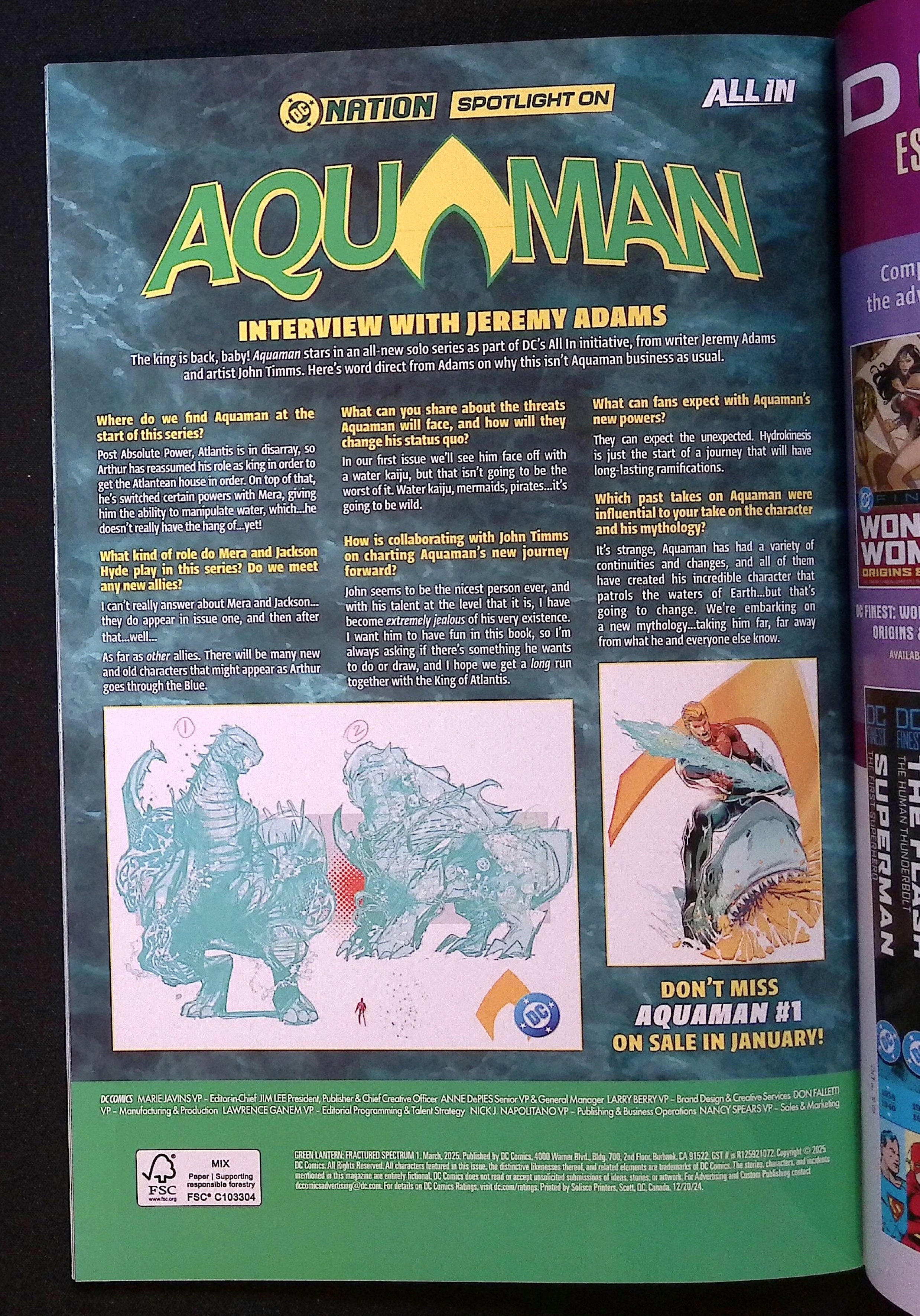 Green Lantern: Fractured Spectrum # 1 Blanco Foil Variant 2025 NM