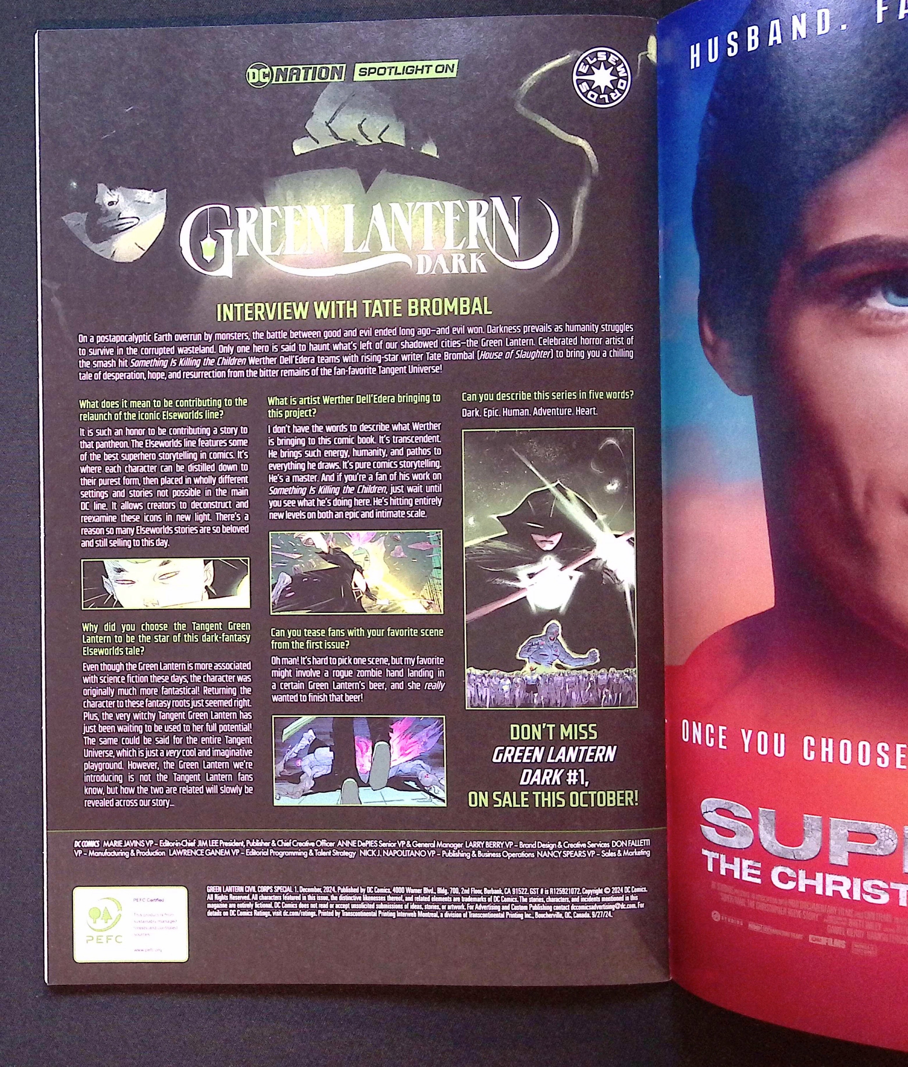 Green Lantern: Civil Corps Special # 1 Walker Foil Variant 2024 NM-