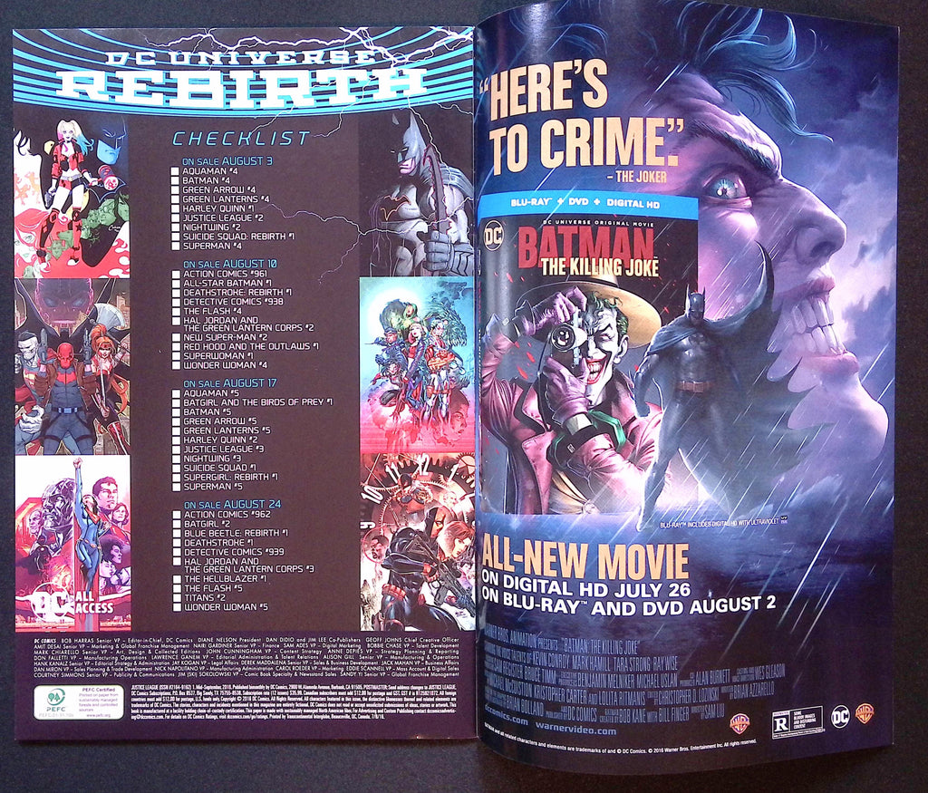 Justice League # 1 2016 NM-