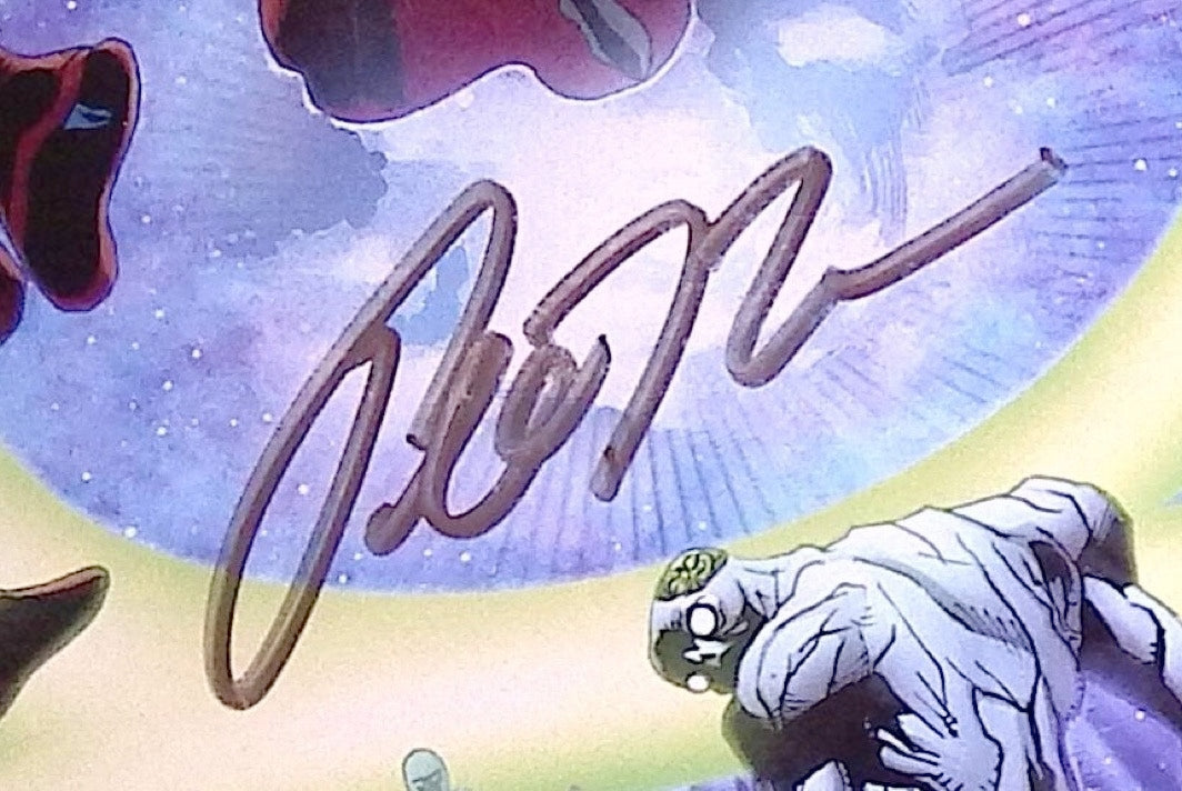 Green Lantern Corps Annual # 1 Signed by Peter Tomasi (maybe) 2013 NM-