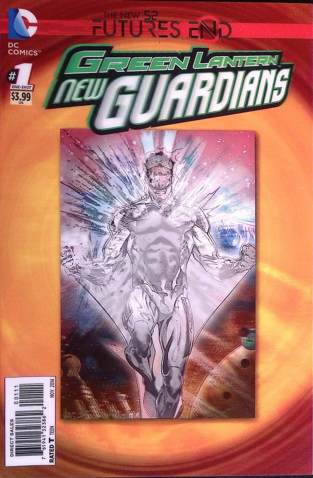 Green Lantern: New Guardians: Futures End #1 3D Lenticular Variant 2014 NM