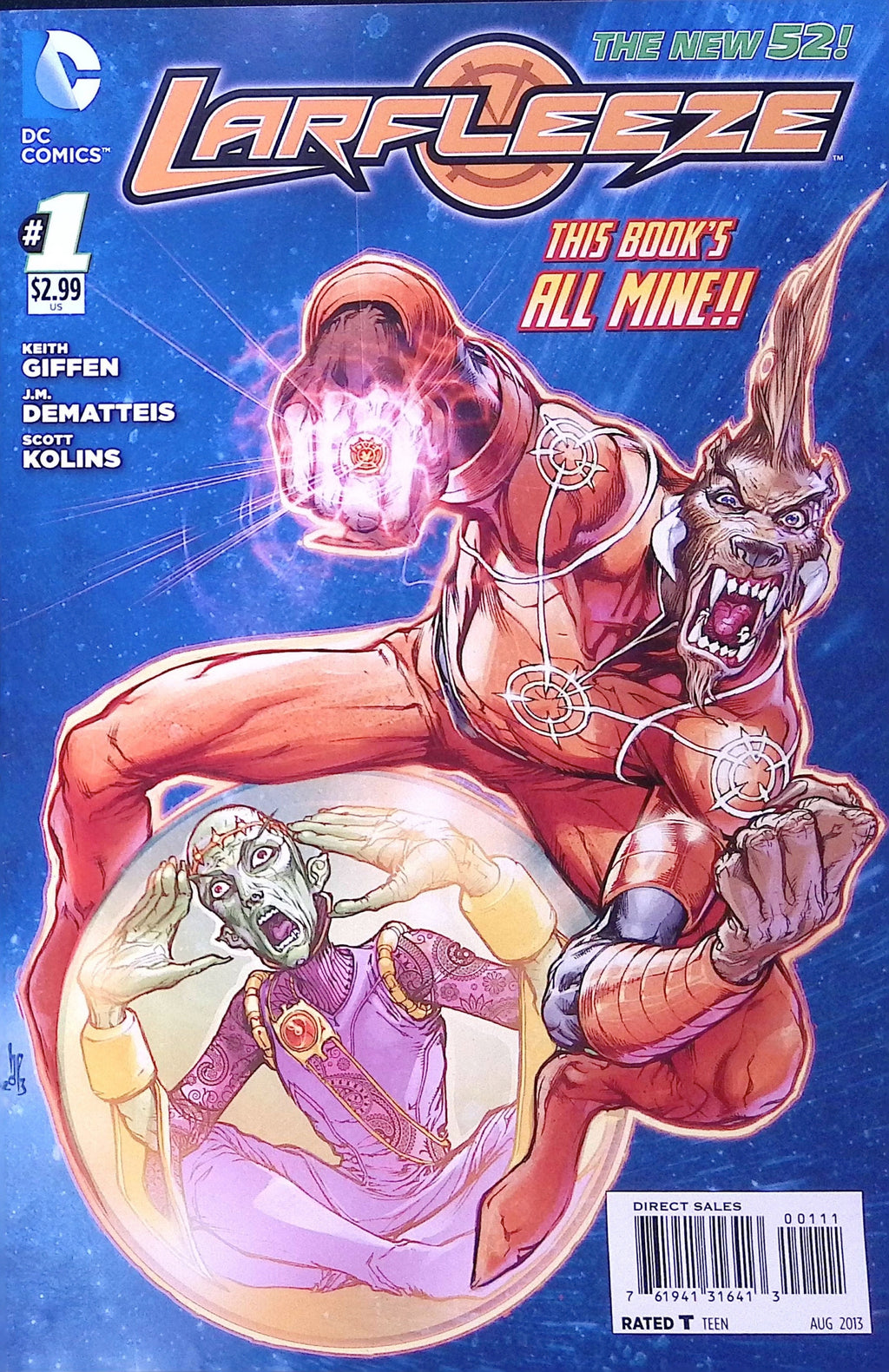 Larfleeze # 1 2013 VF/NM