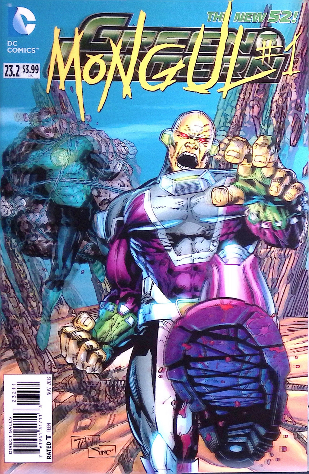 Green Lantern #23.2: Mongul #1 3D Lenticular Cover 2013 NM