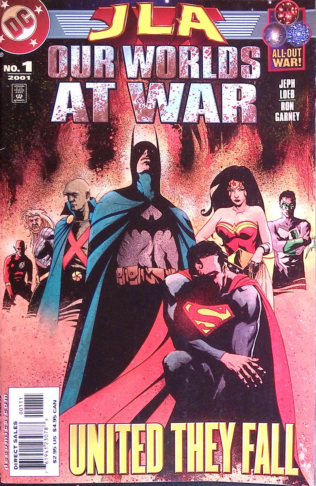 JLA: Our Worlds at War # 1 2001 VF/NM