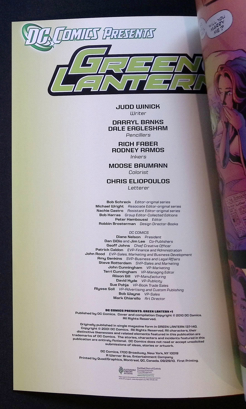 DC Comics Presents: Green Lantern #1 2010 VF/NM
