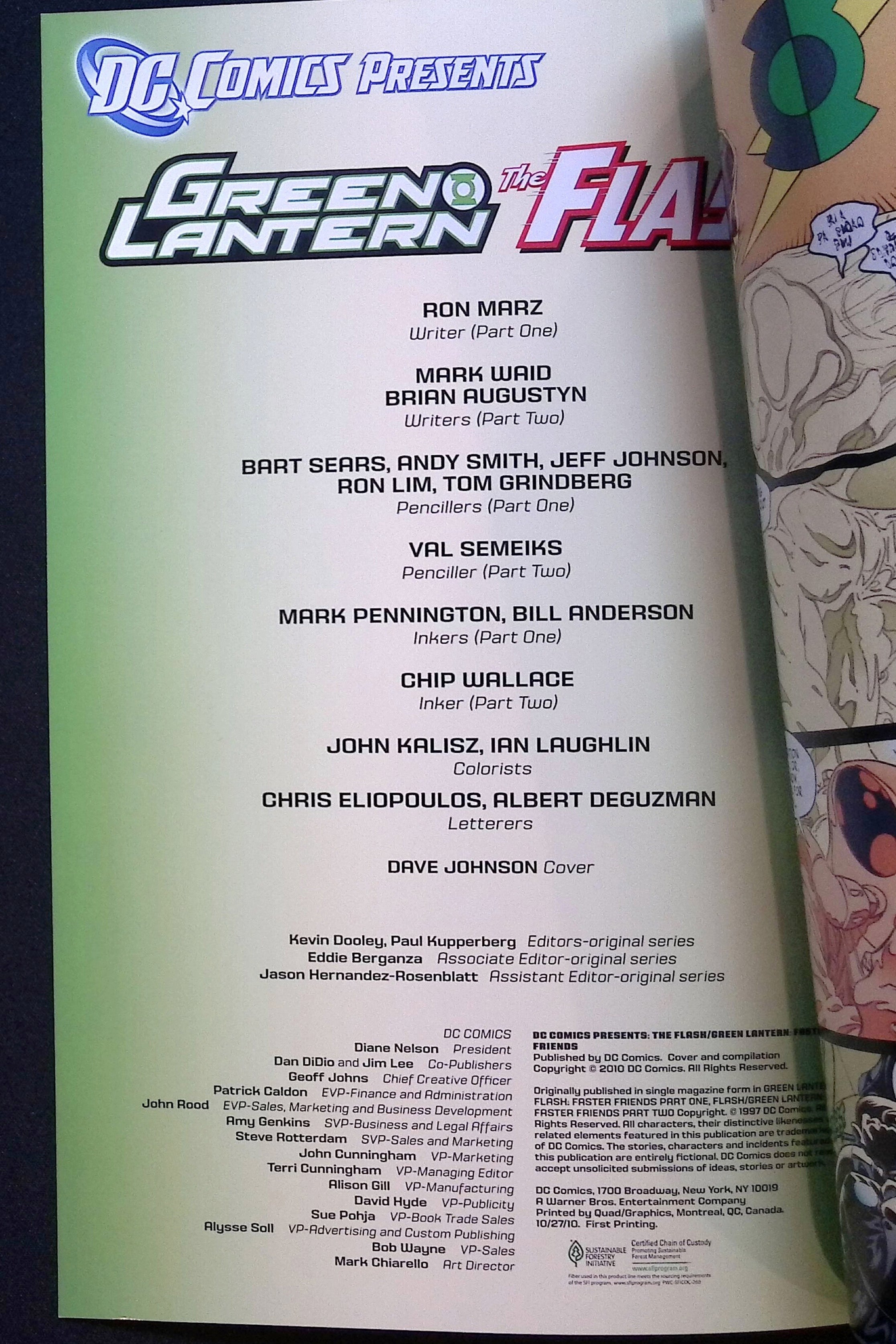 DC Comics Presents: Green Lantern/The Flash # 1 2011 NM-