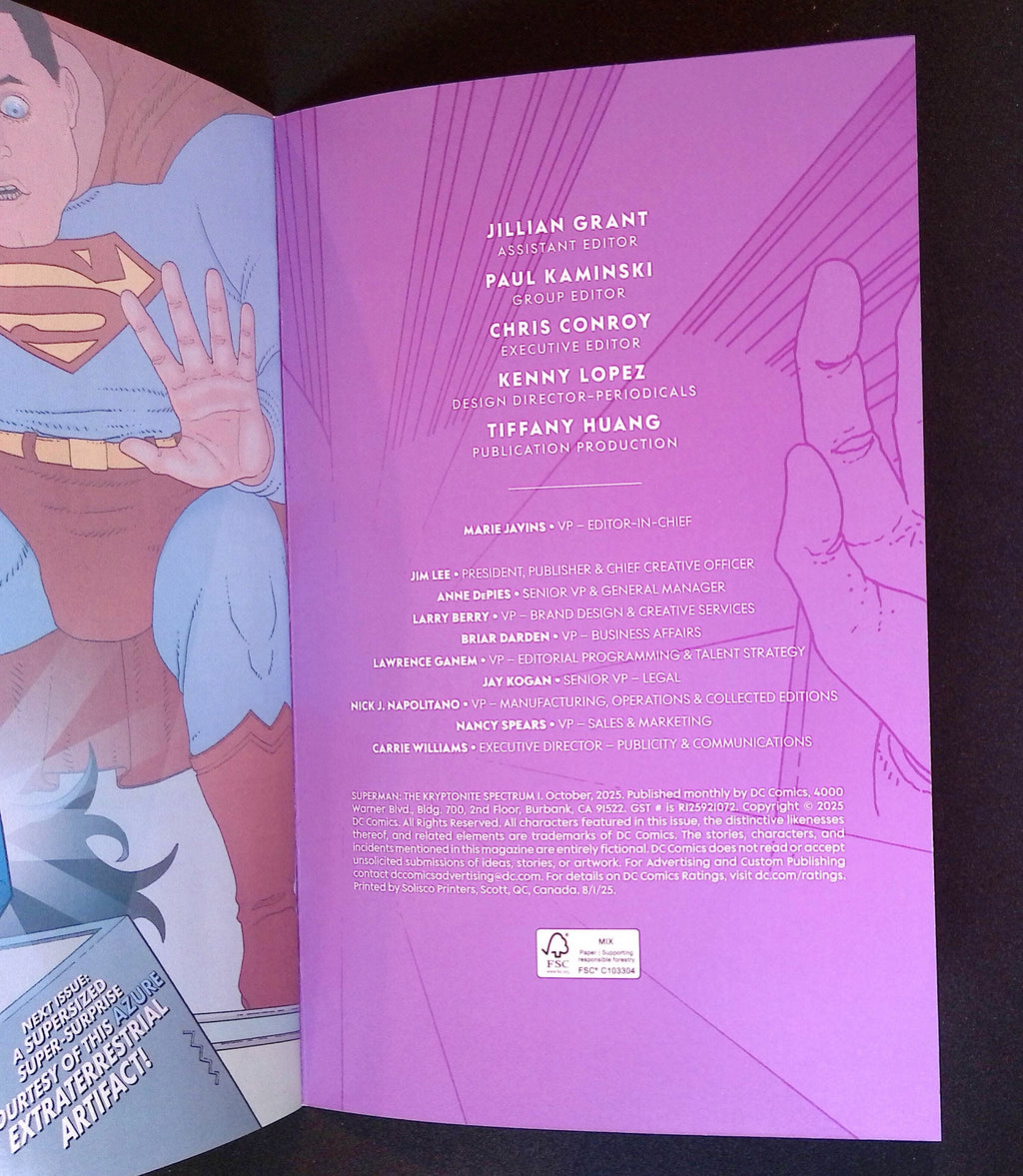 Superman: The Kryptonite Spectrum # 1 Ferreyea 2025 NM-