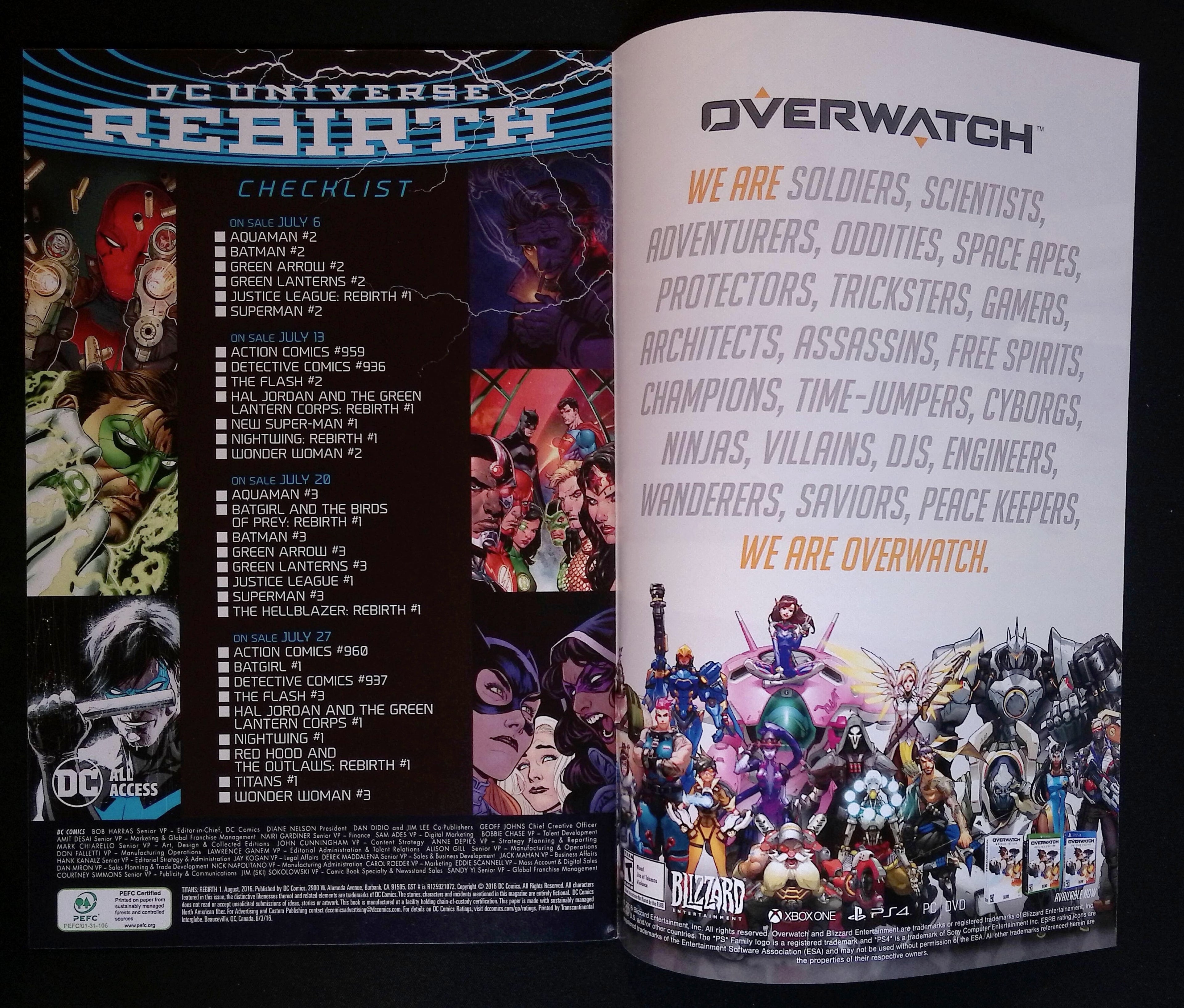 Titans # 1 2016 NM-