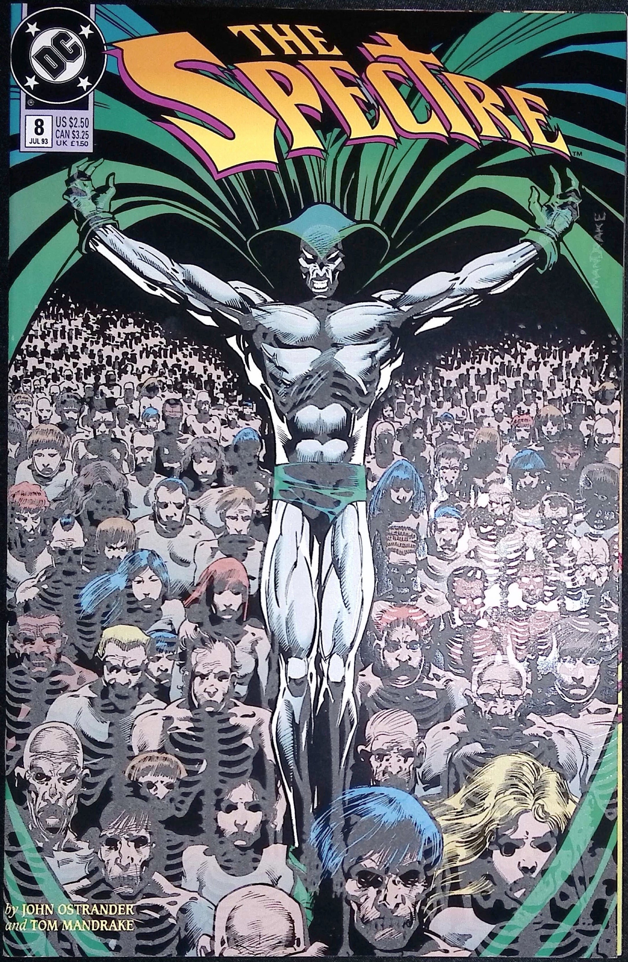 The Spectre # 8 Glow in the Dark Cover 1993 NM
