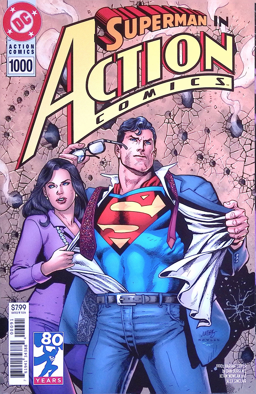 Action Comics # 1000 1990s Jurgens Variant 2018 VF/NM