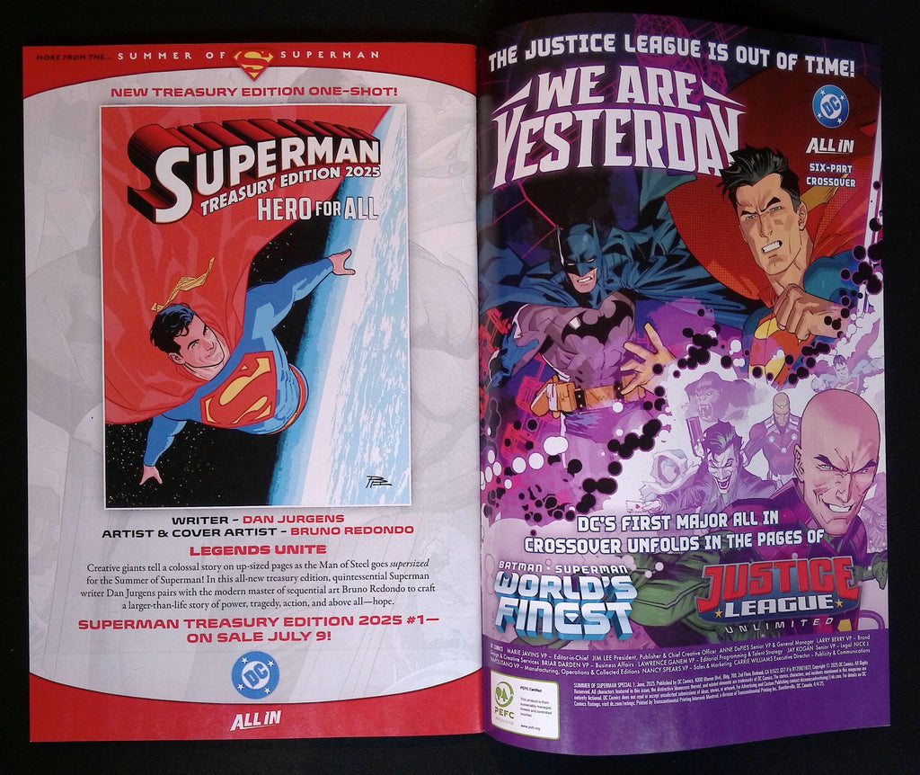 Summer of Superman Special # 1 2025 NM-