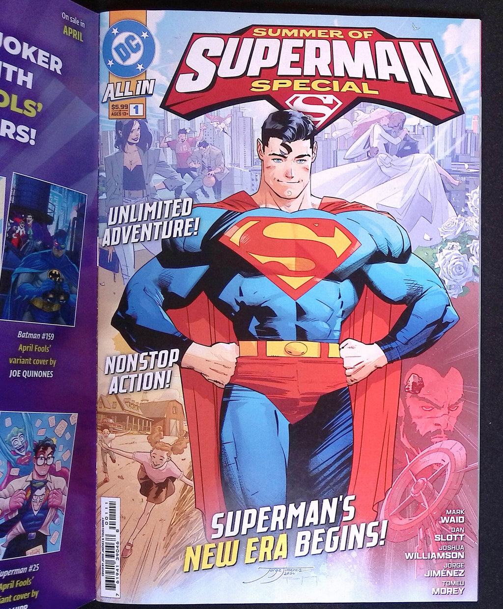 Summer of Superman Special # 1 Jiménez Foil Variant 2025 BN