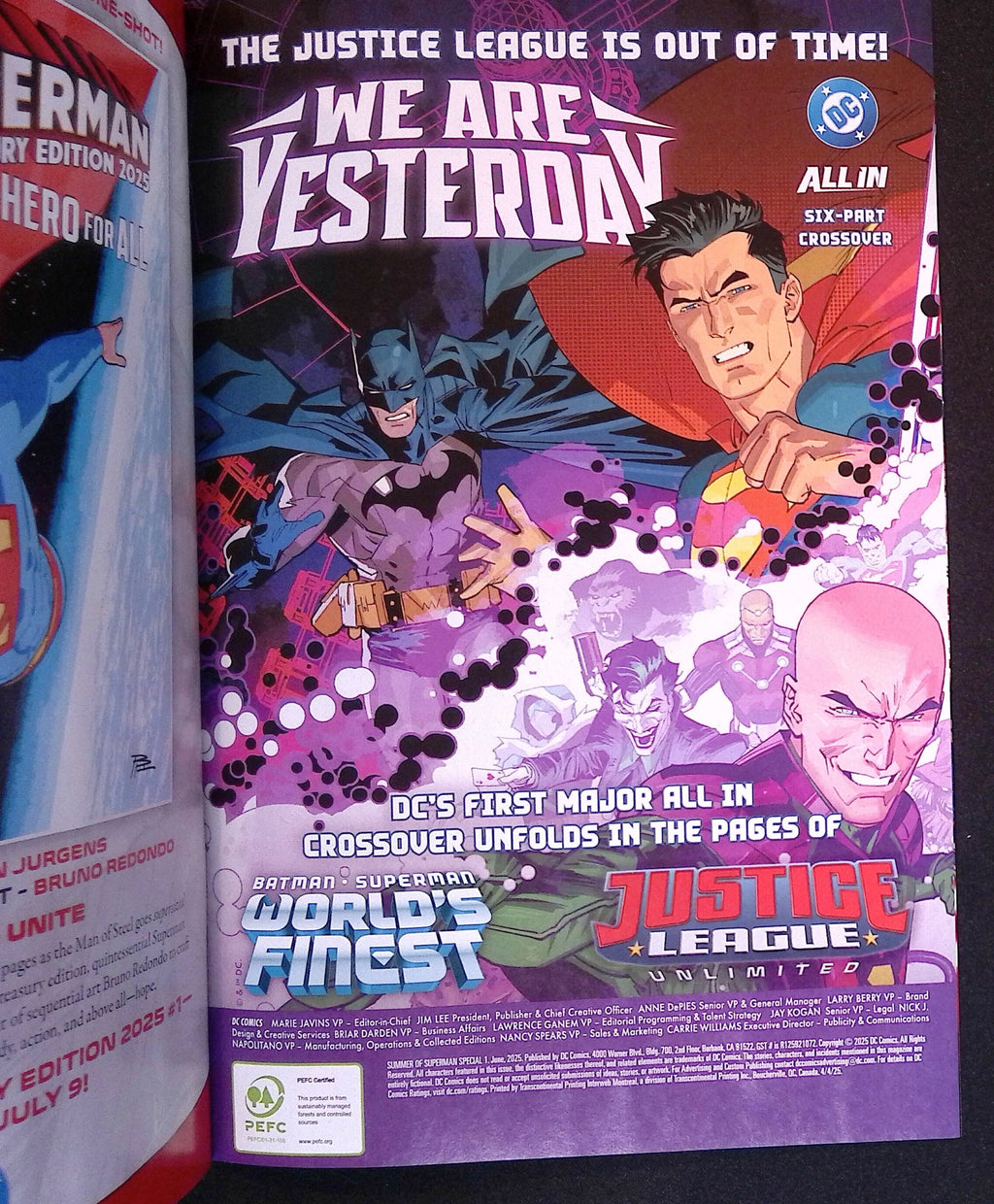 Summer of Superman Special # 1 Jiménez Foil Variant 2025 BN