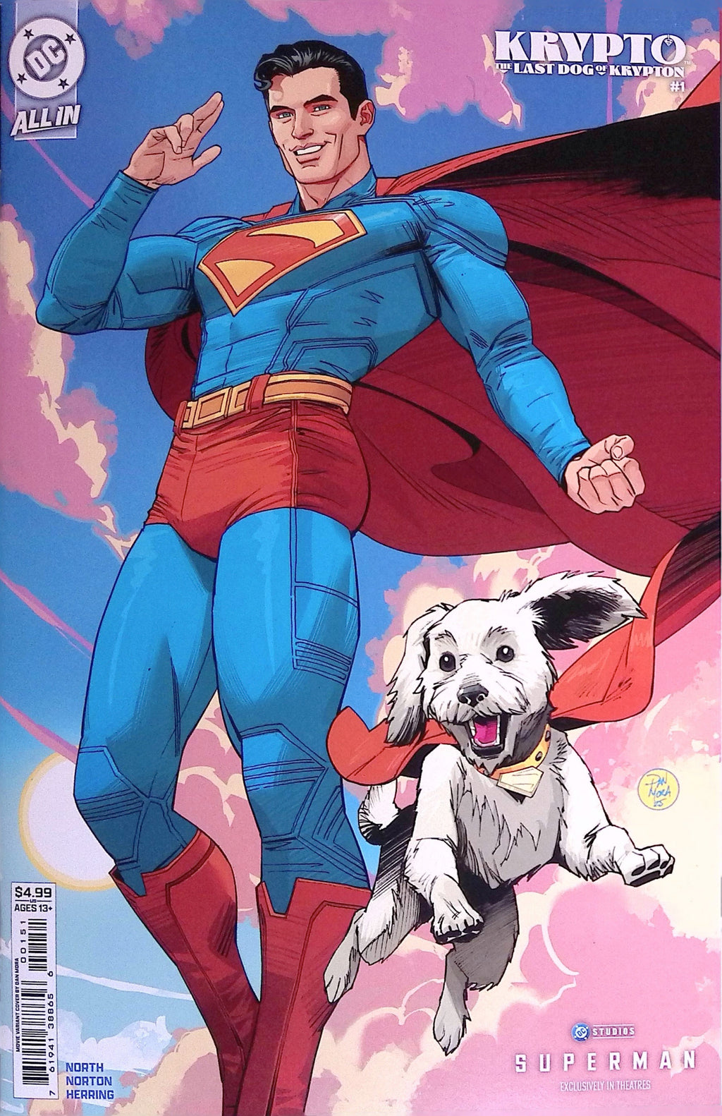Krypto: The Last Dog of Krypton # 1 Dan Mora Variant 2025 NM