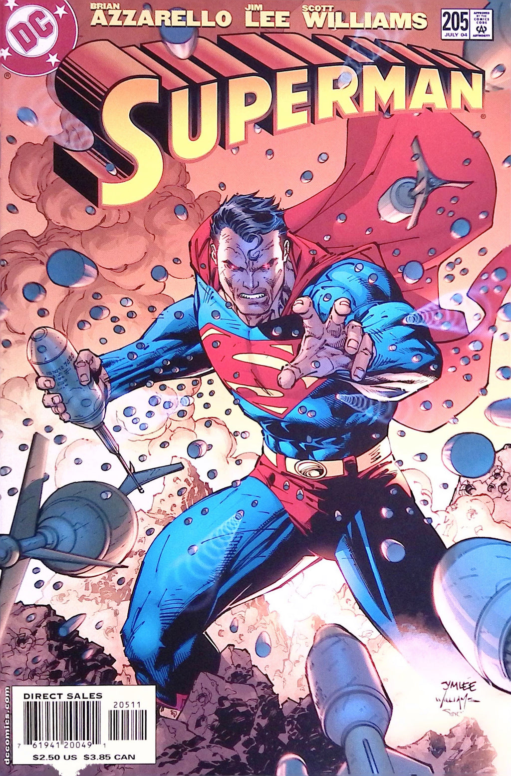 Superman # 205 Jim Lee 2004 NM-