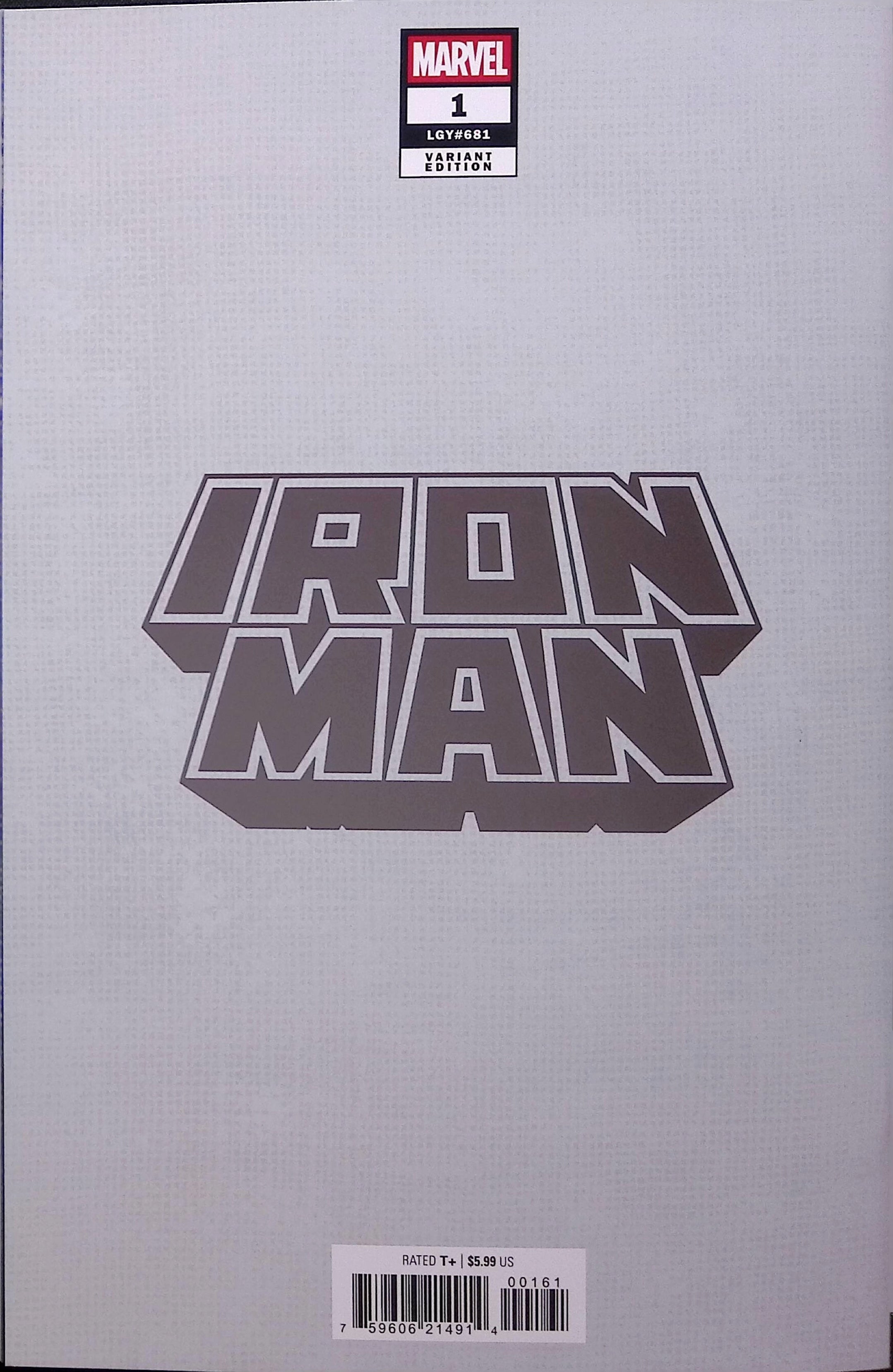 Iron Man # 1 Shalvey Foil Variant 2026 NM