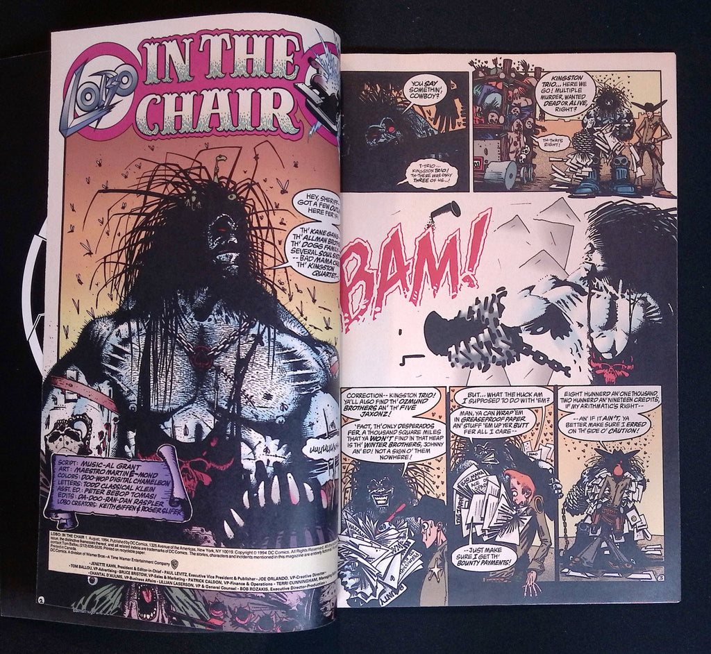 Lobo: In the Chair # 1 1994 VF/NM