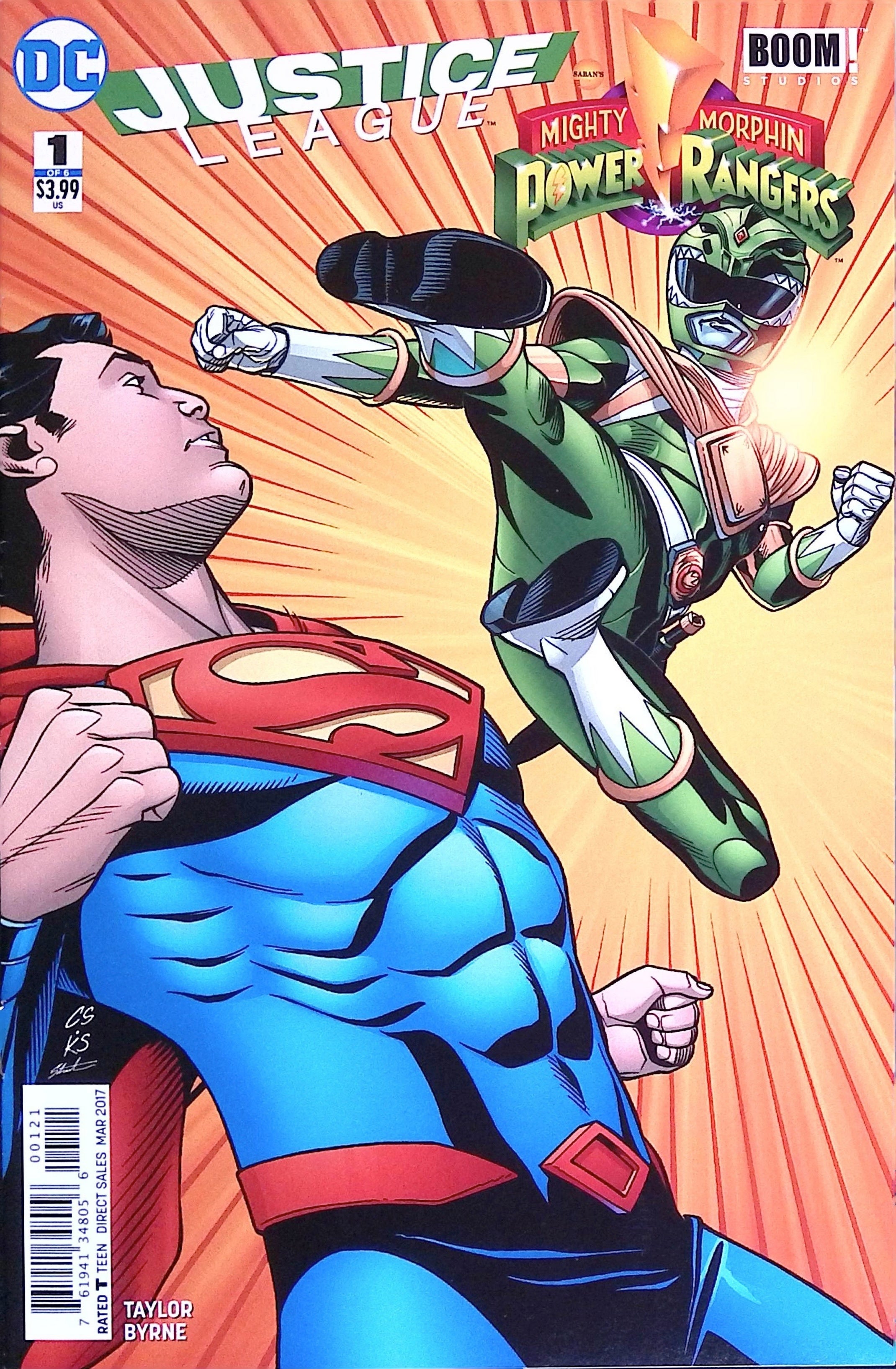 Justice League/Power Rangers # 1 2017 VF+