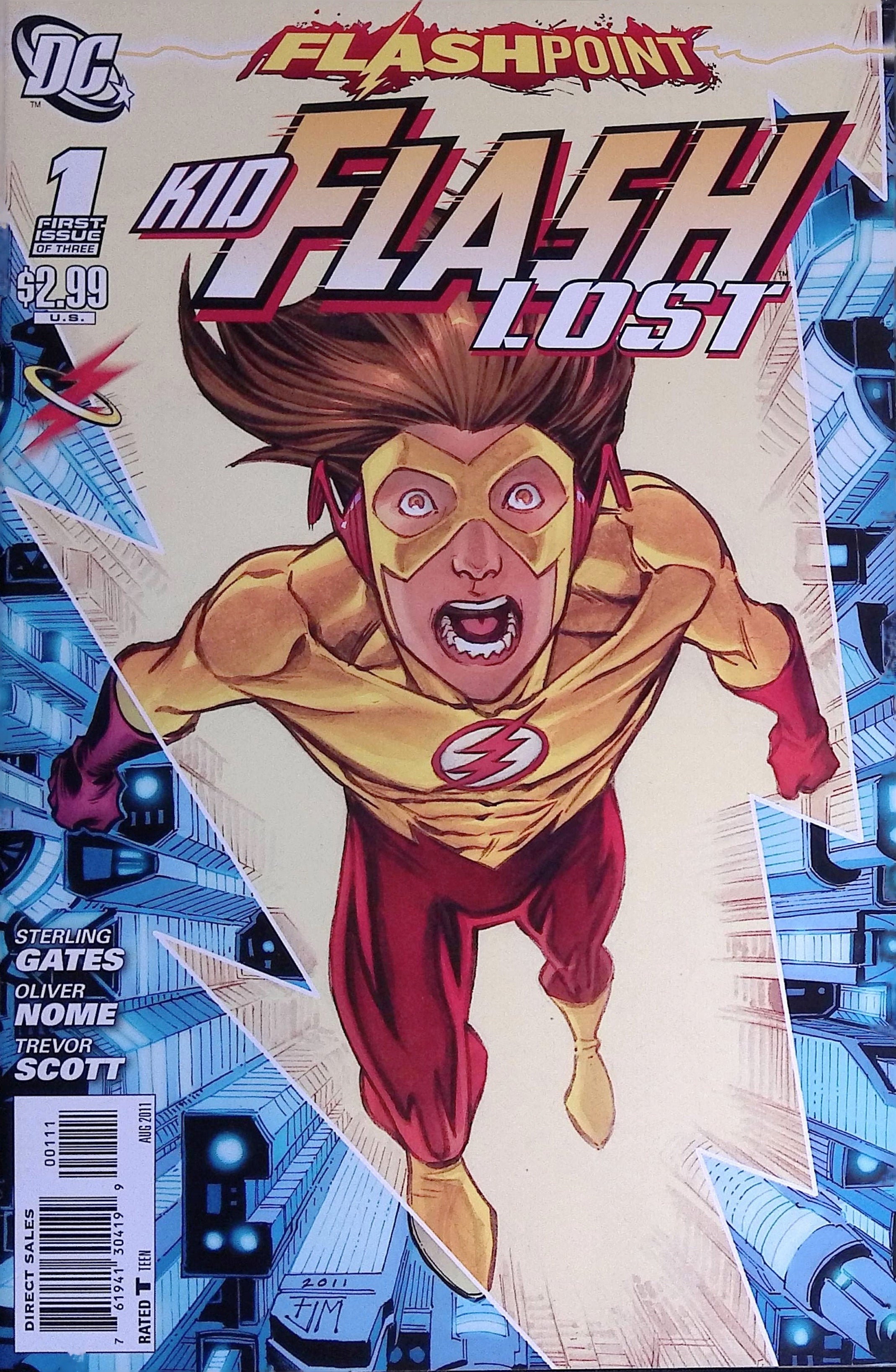 Flashpoint: Kid Flash Lost # 1 2011 VF/NM