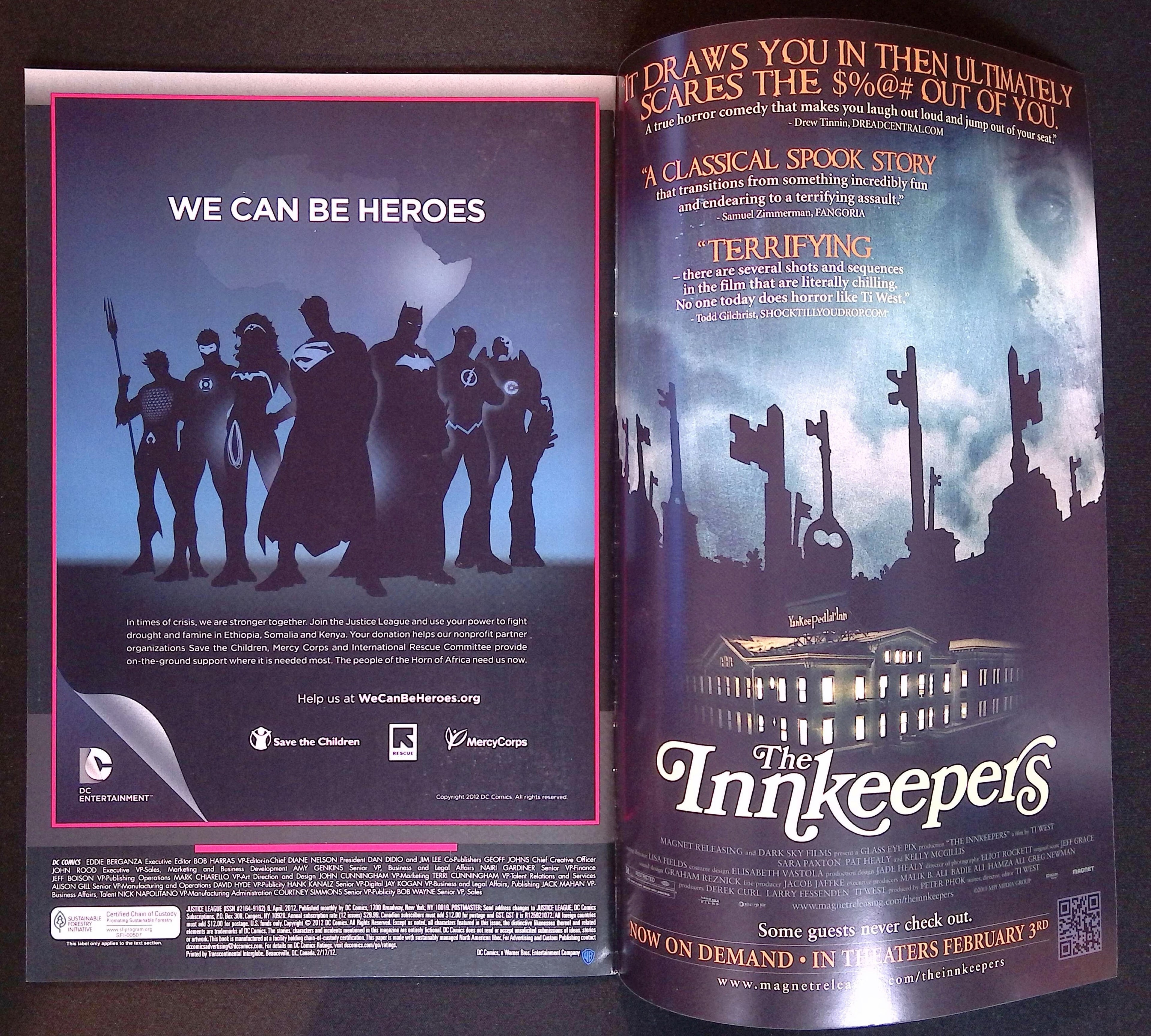 Justice League # 6 Jim Lee 2012 VF/NM