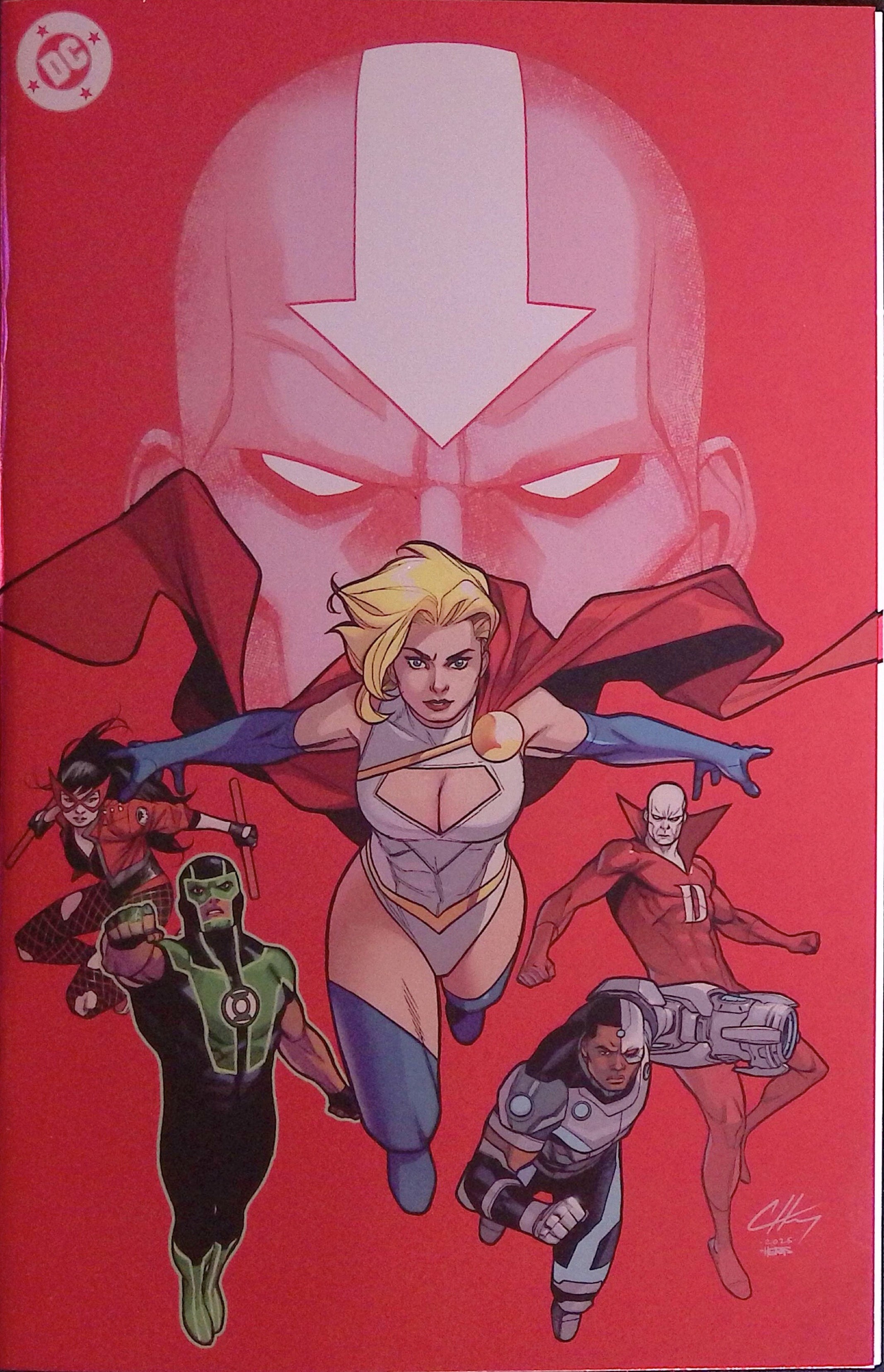 Justice League Red # 1 Henry Foil Variant 2025 NM