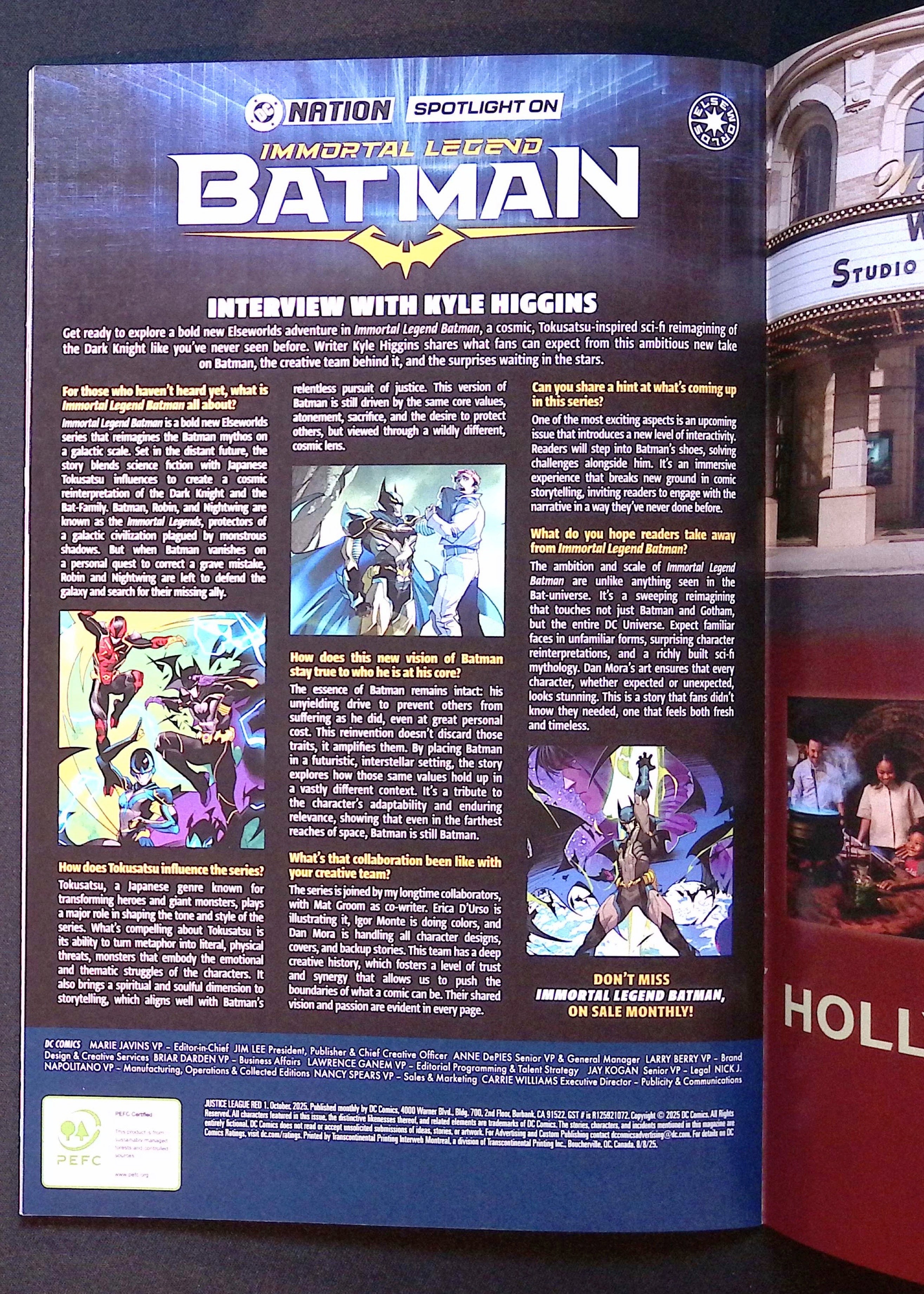 Justice League Red # 1 Henry Foil Variant 2025 NM