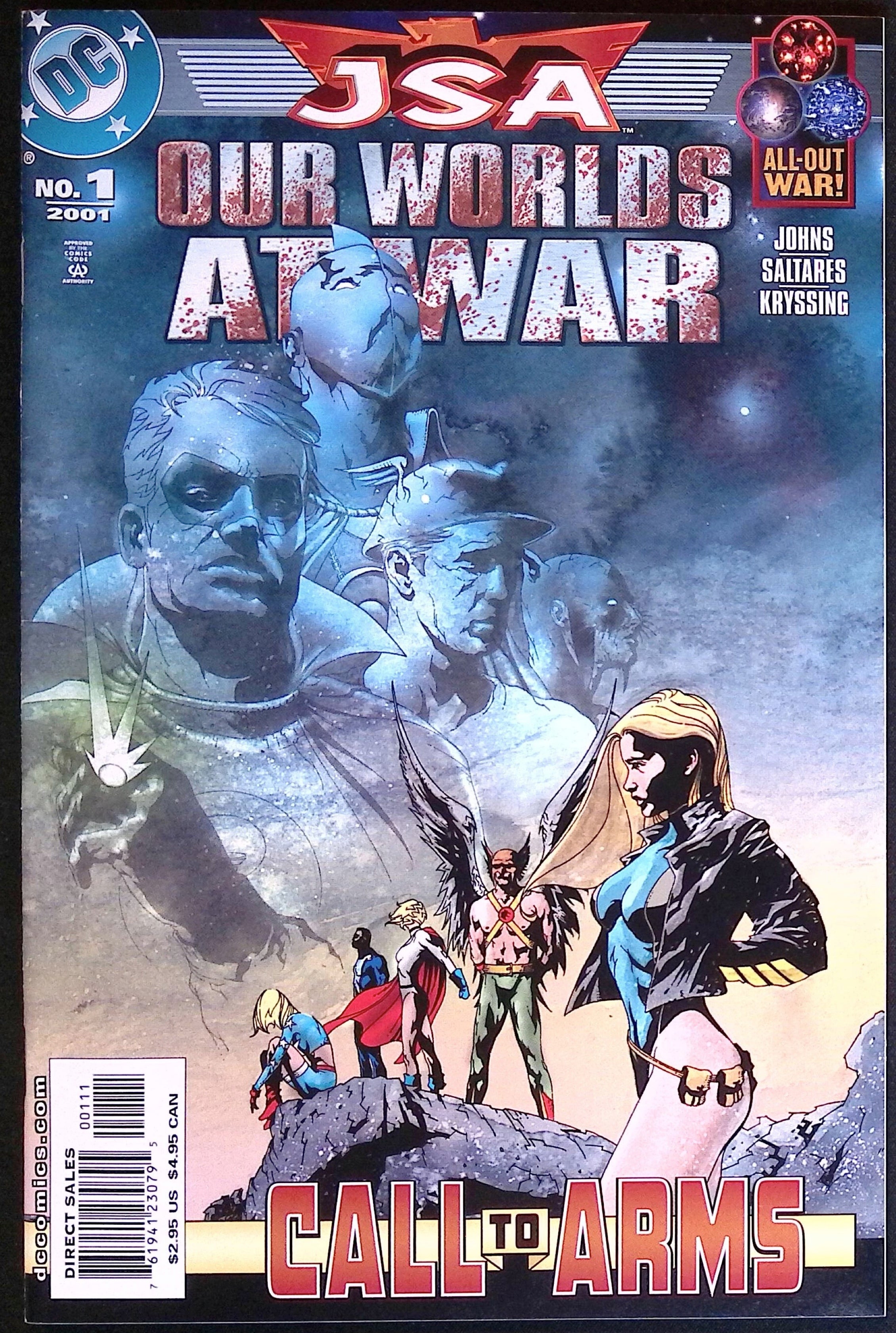 JSA: Our Worlds at War # 1 2001 NM-