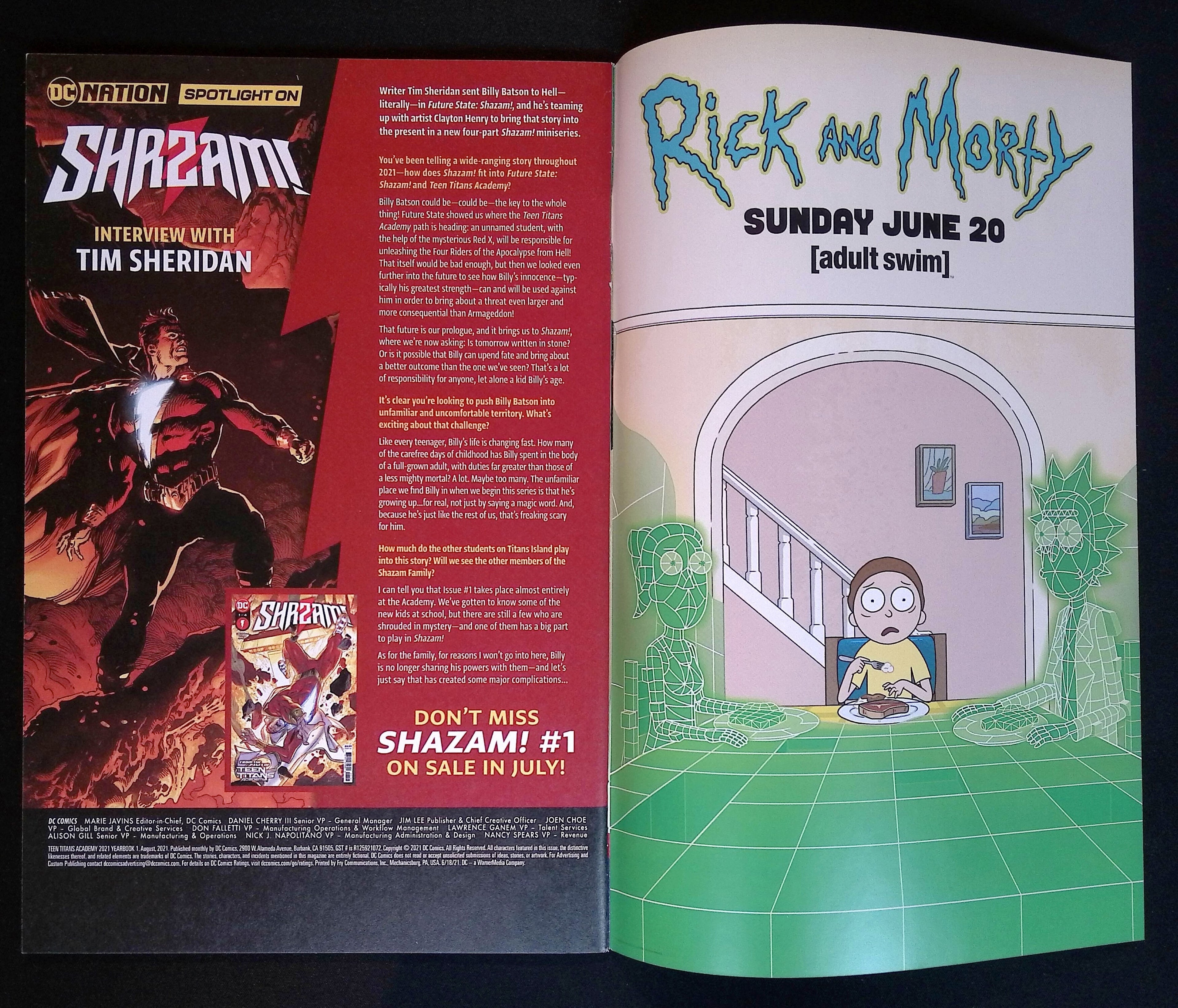 Teen Titans Academy # 1 2021 NM-