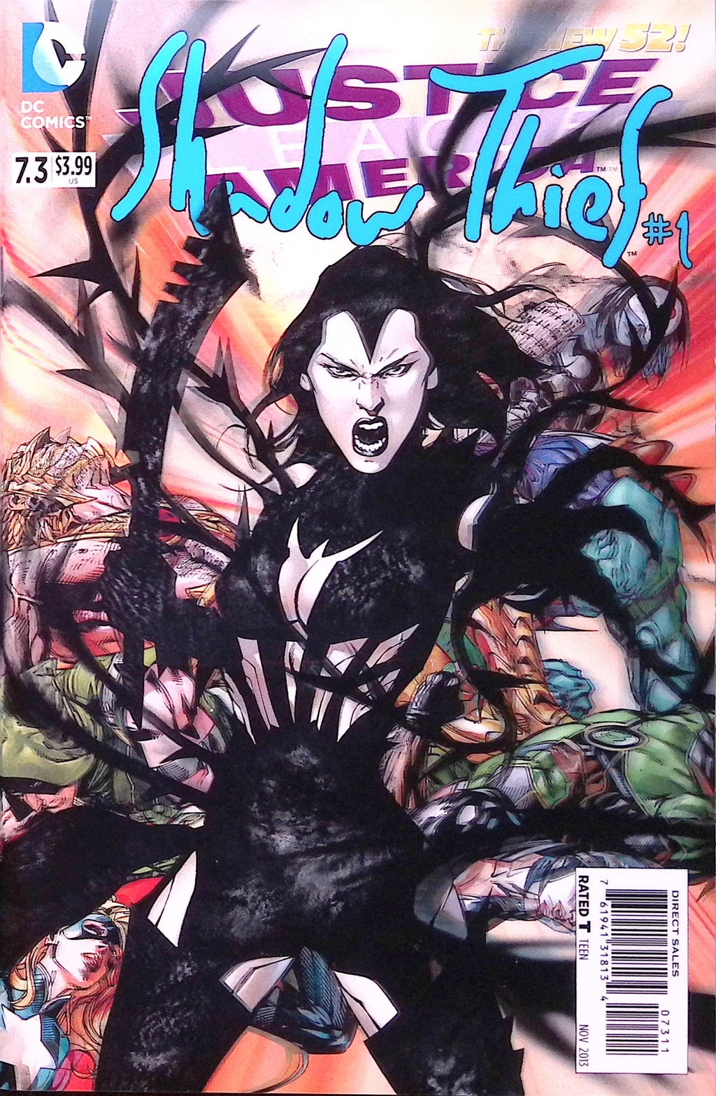 Justice League of America #7.3: Shadow Thief # 1 3D Lenticular Cover NM
