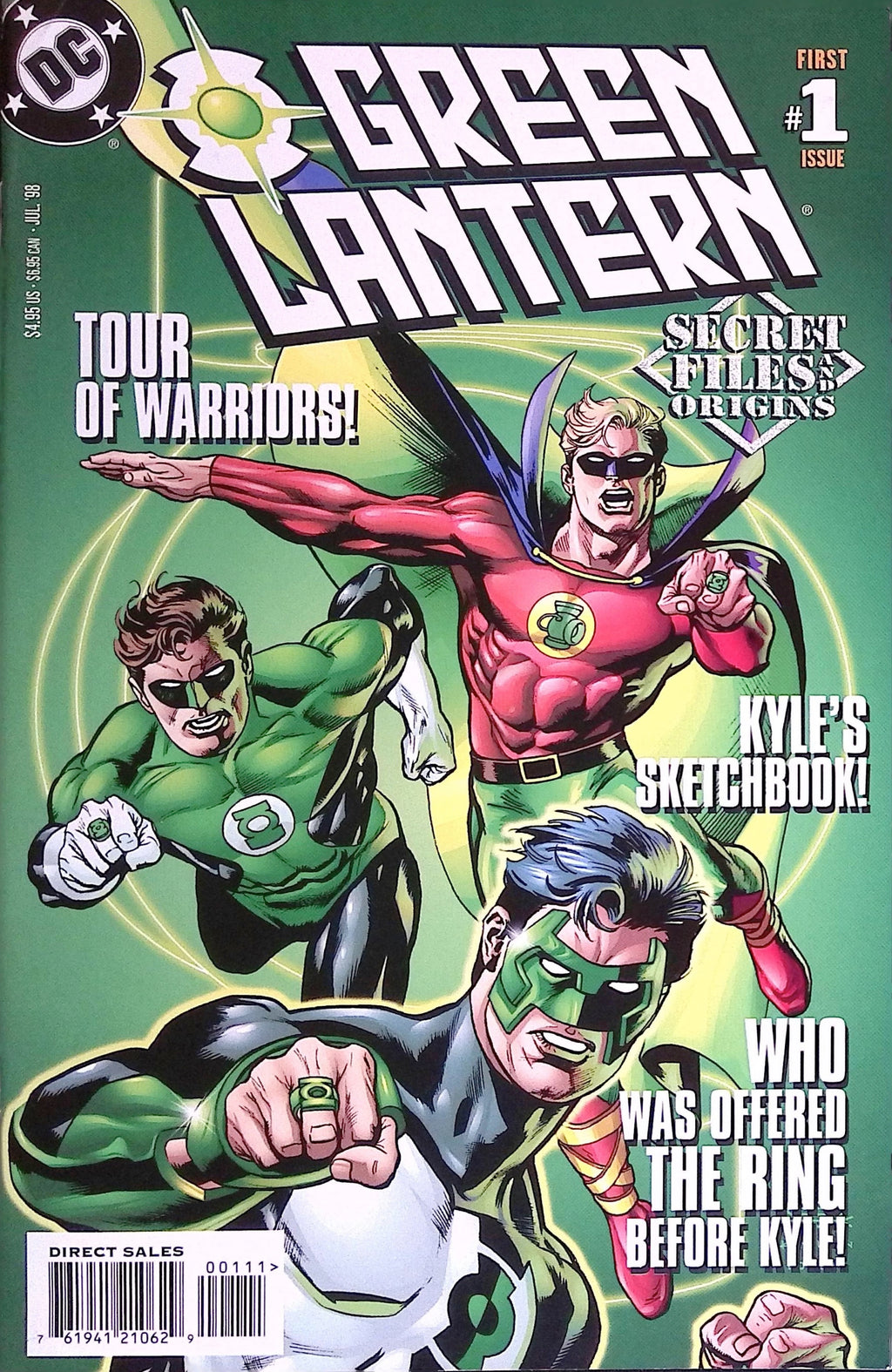 Green Lantern: Secret Files and Origins # 1 1998 VF+
