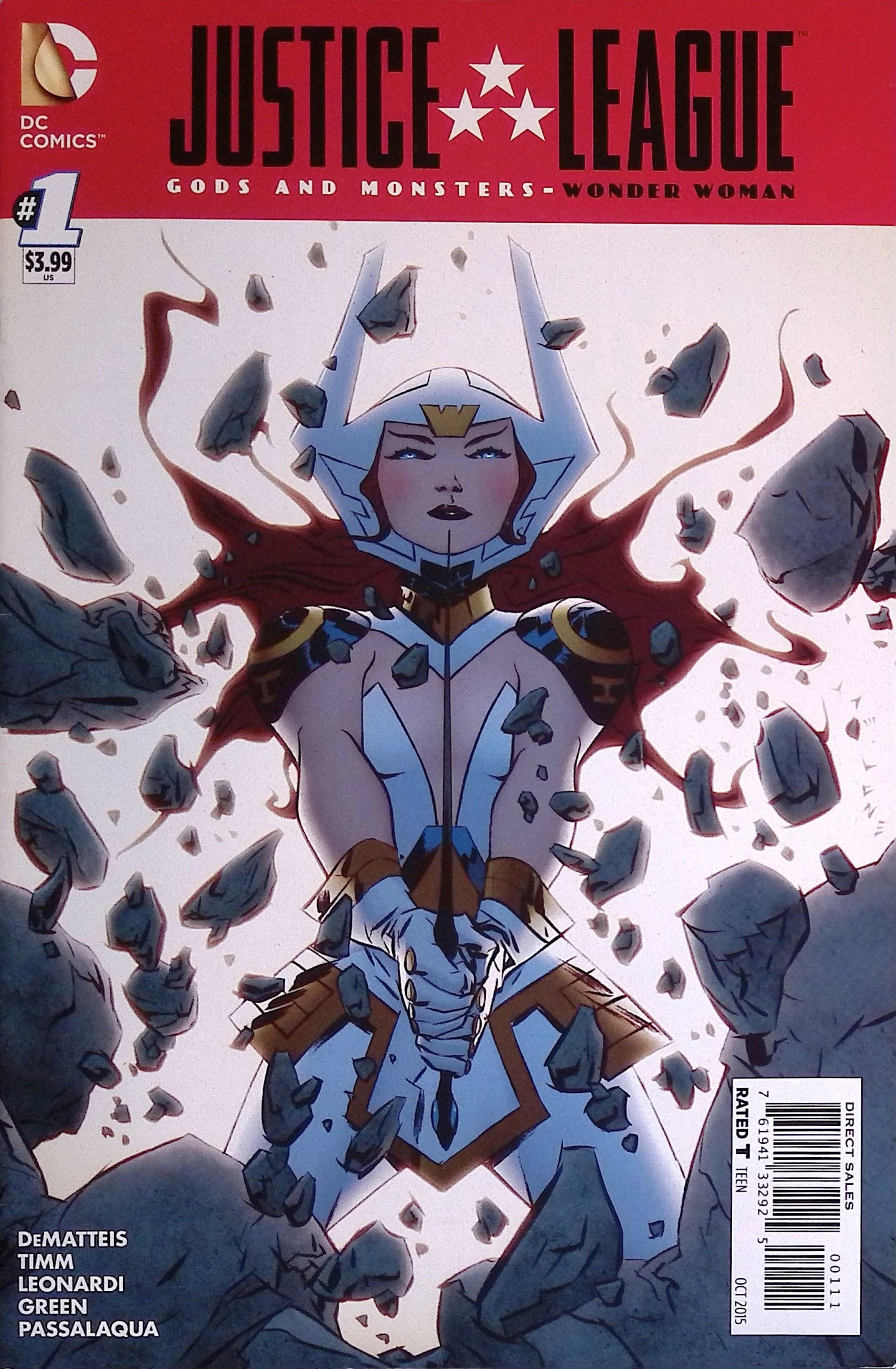 Justice League: Gods and Monsters – Wonder Woman # 1 2015 NM-