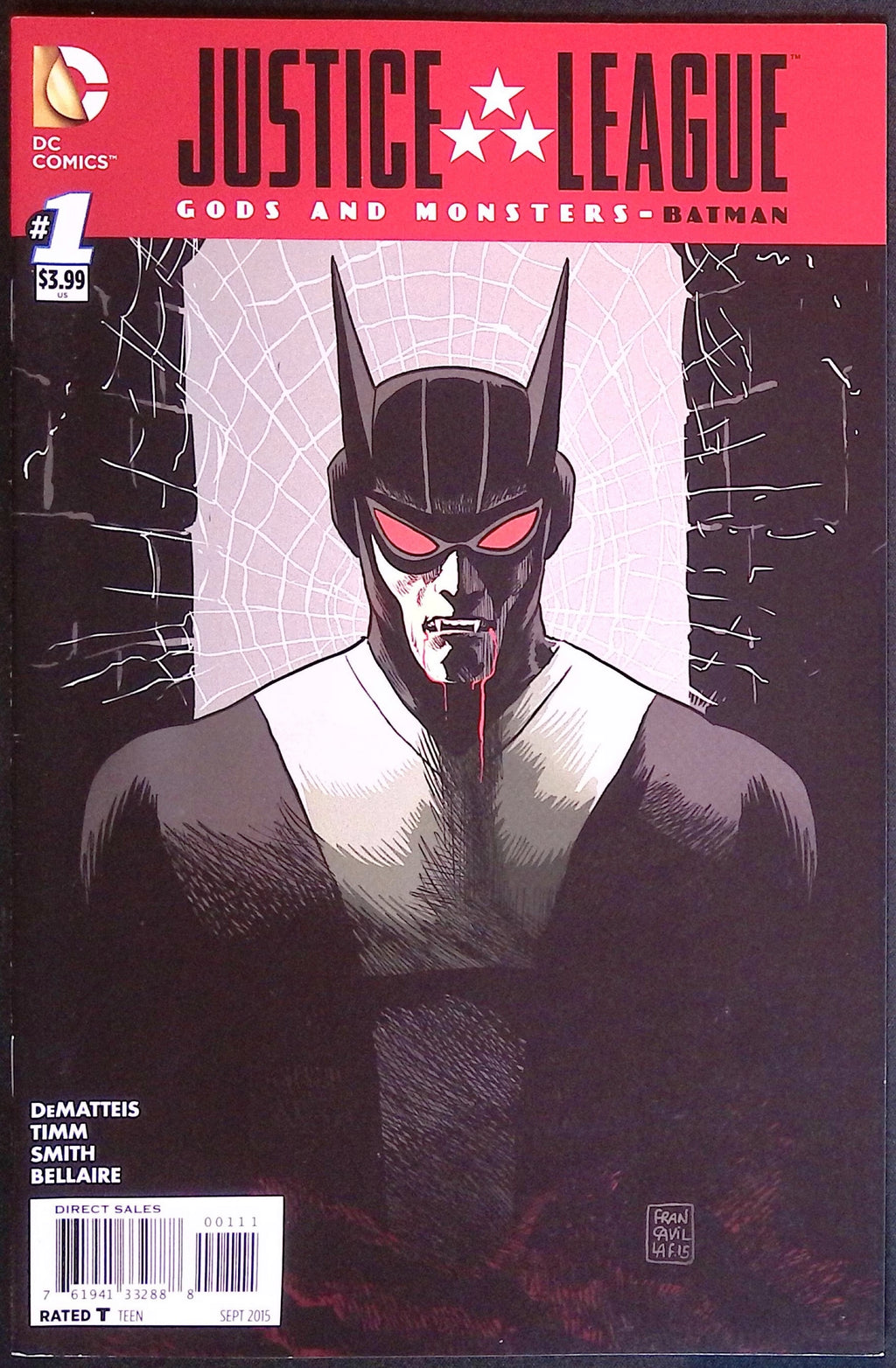 Justice League: Gods and Monsters – Batman # 1 2015 NM-
