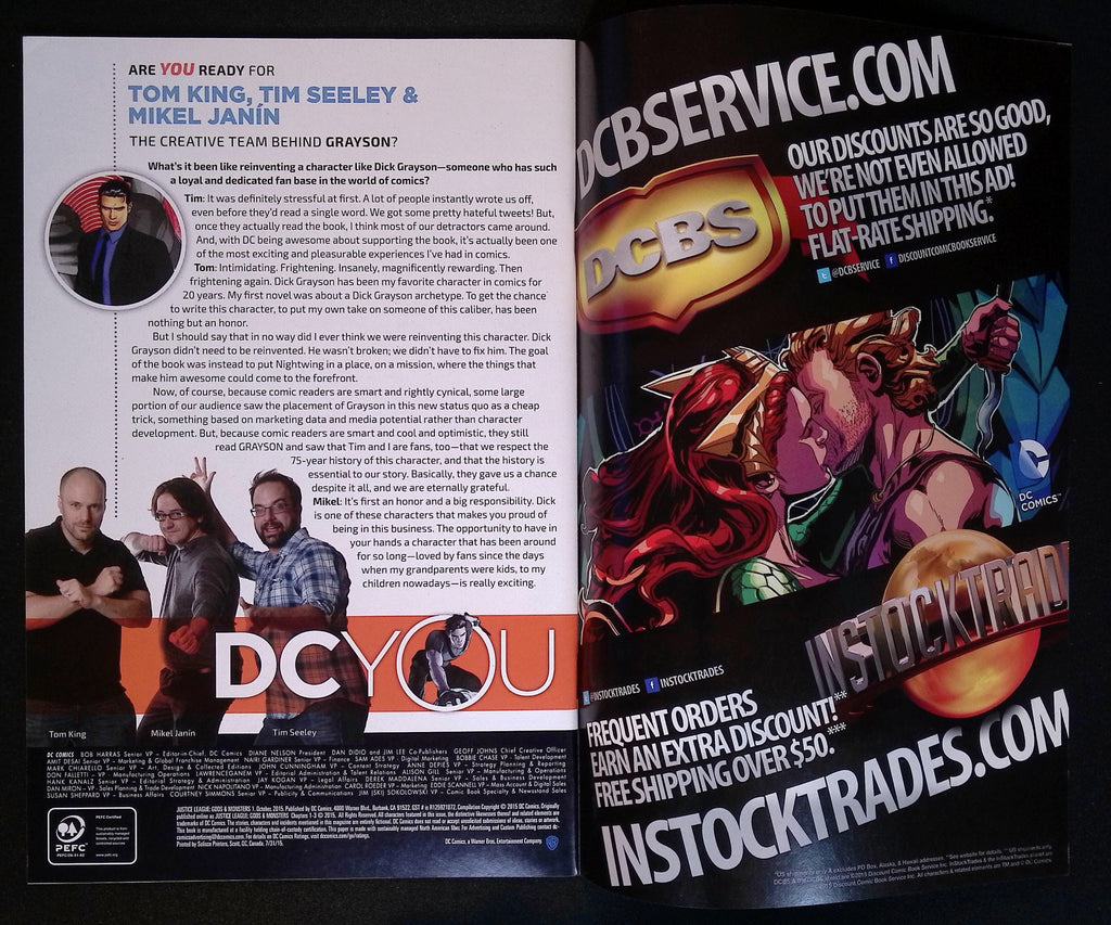 Justice League: Gods and Monsters # 1 2015 VF/NM