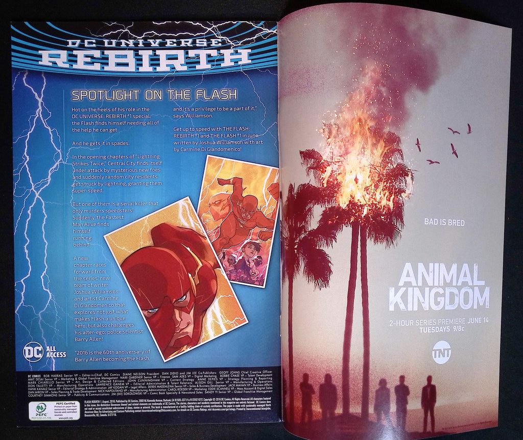 The Flash # 1 2016 NM-