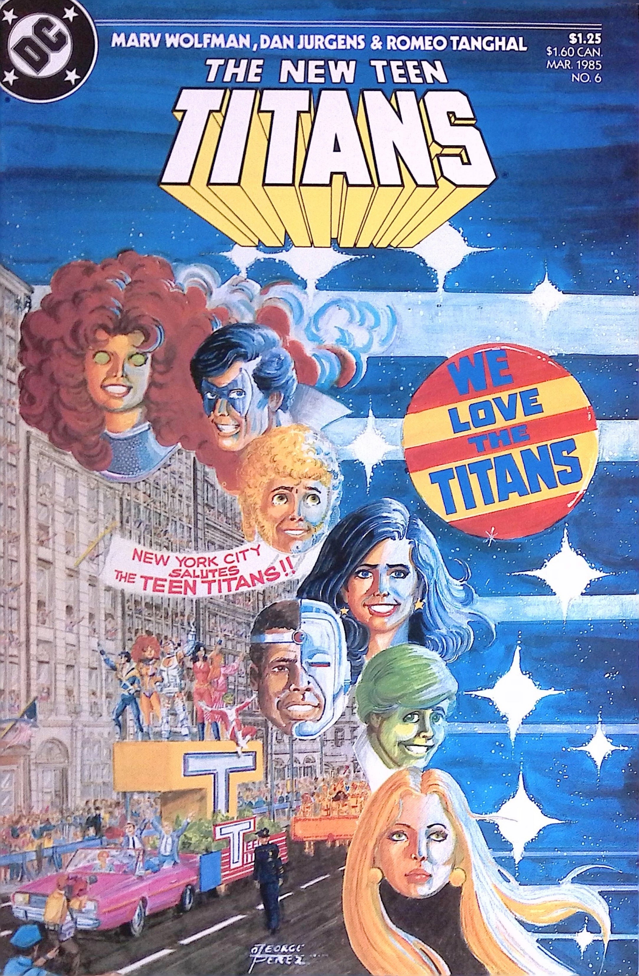 The New Teen Titans # 6 1985 NM-