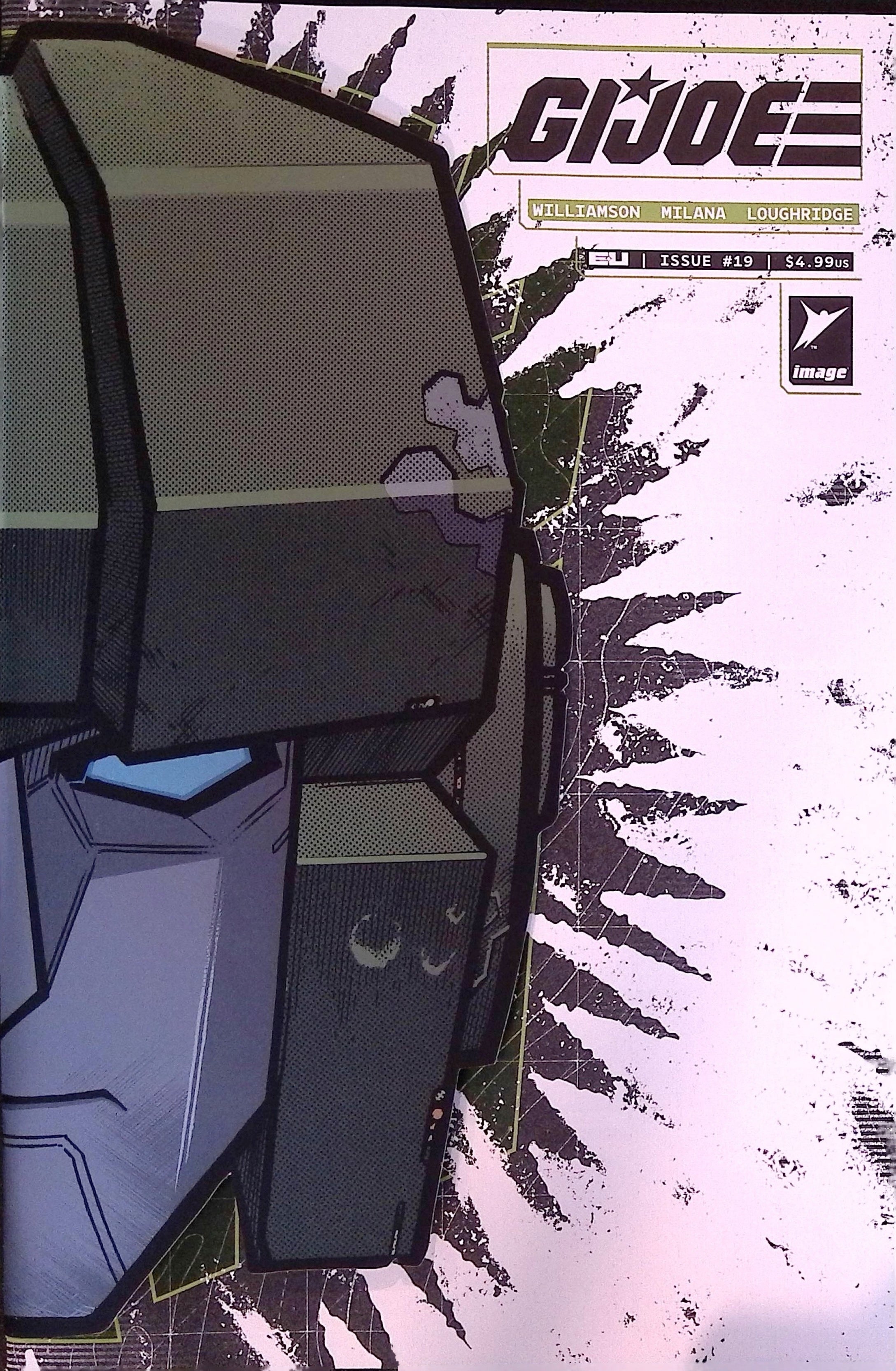 G.I. Joe # 19 Cover G First Printing Mor Die Cut Foil Mask Variant 2026 BN