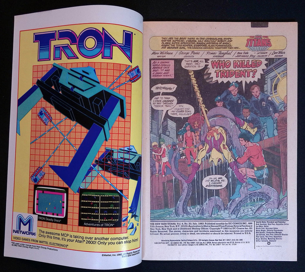 The New Teen Titans # 33 1983 VF/NM
