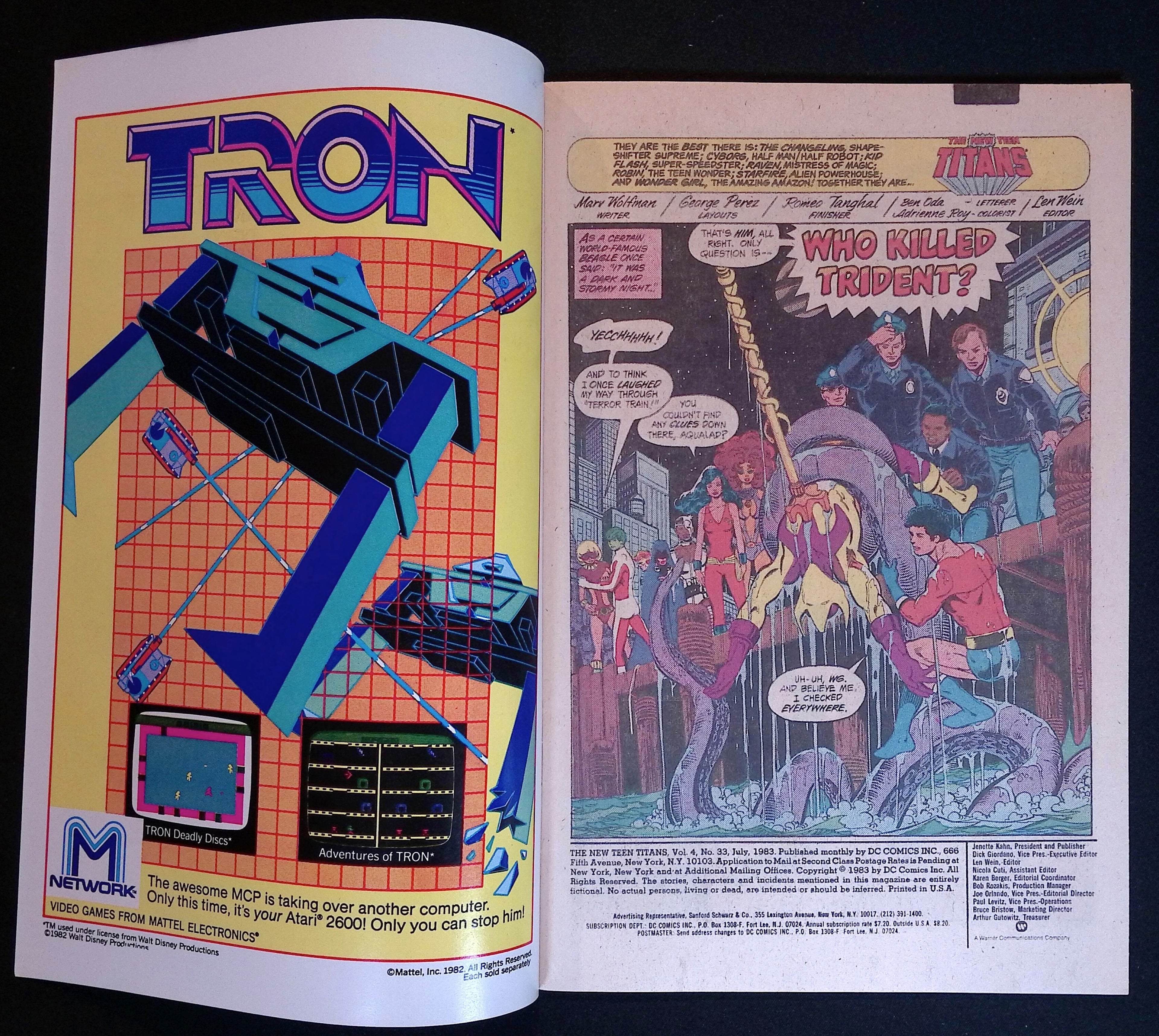 The New Teen Titans # 33 1983 VF/NM