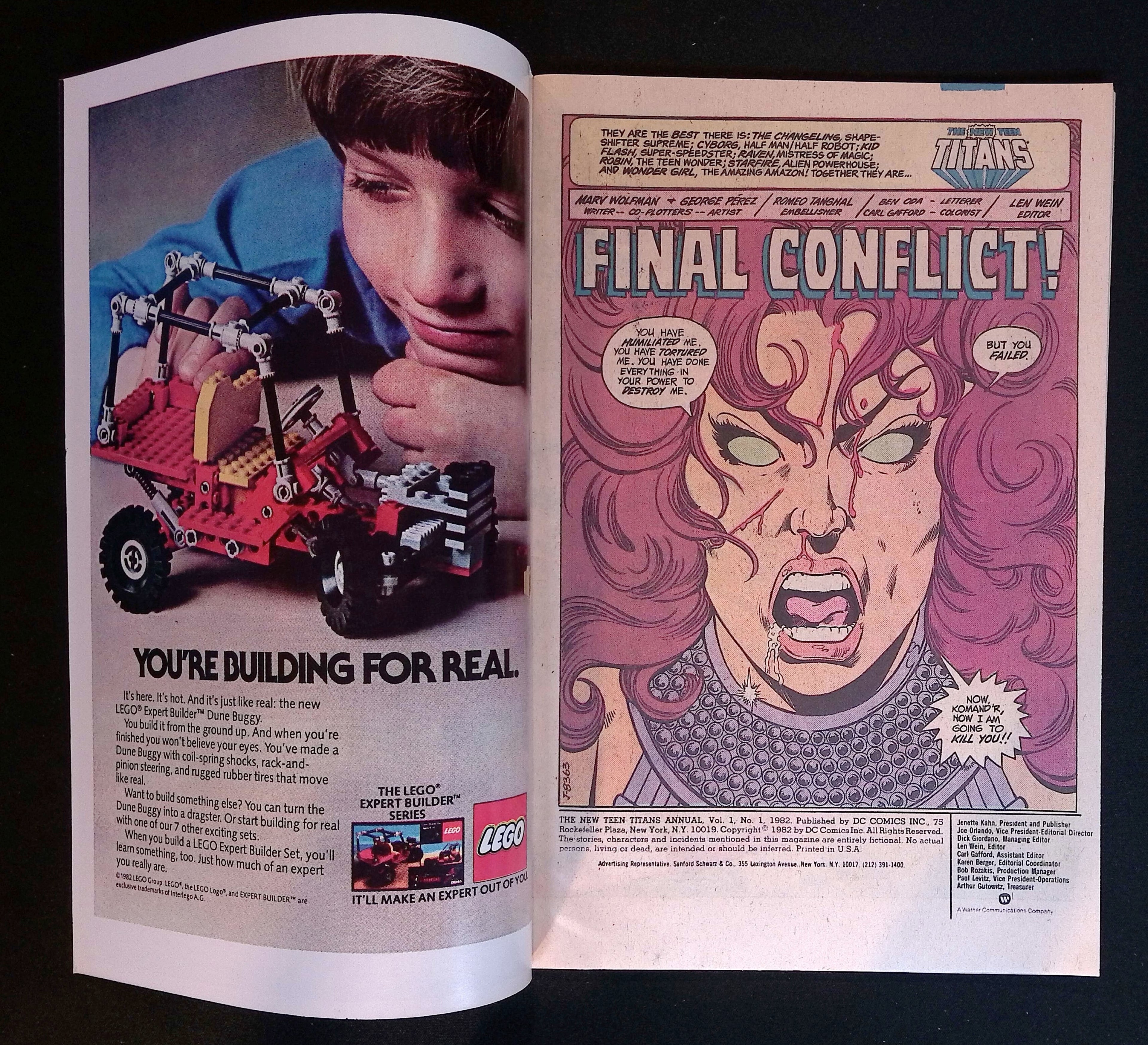 The New Teen Titans Annual # 1 1982 VF/NM