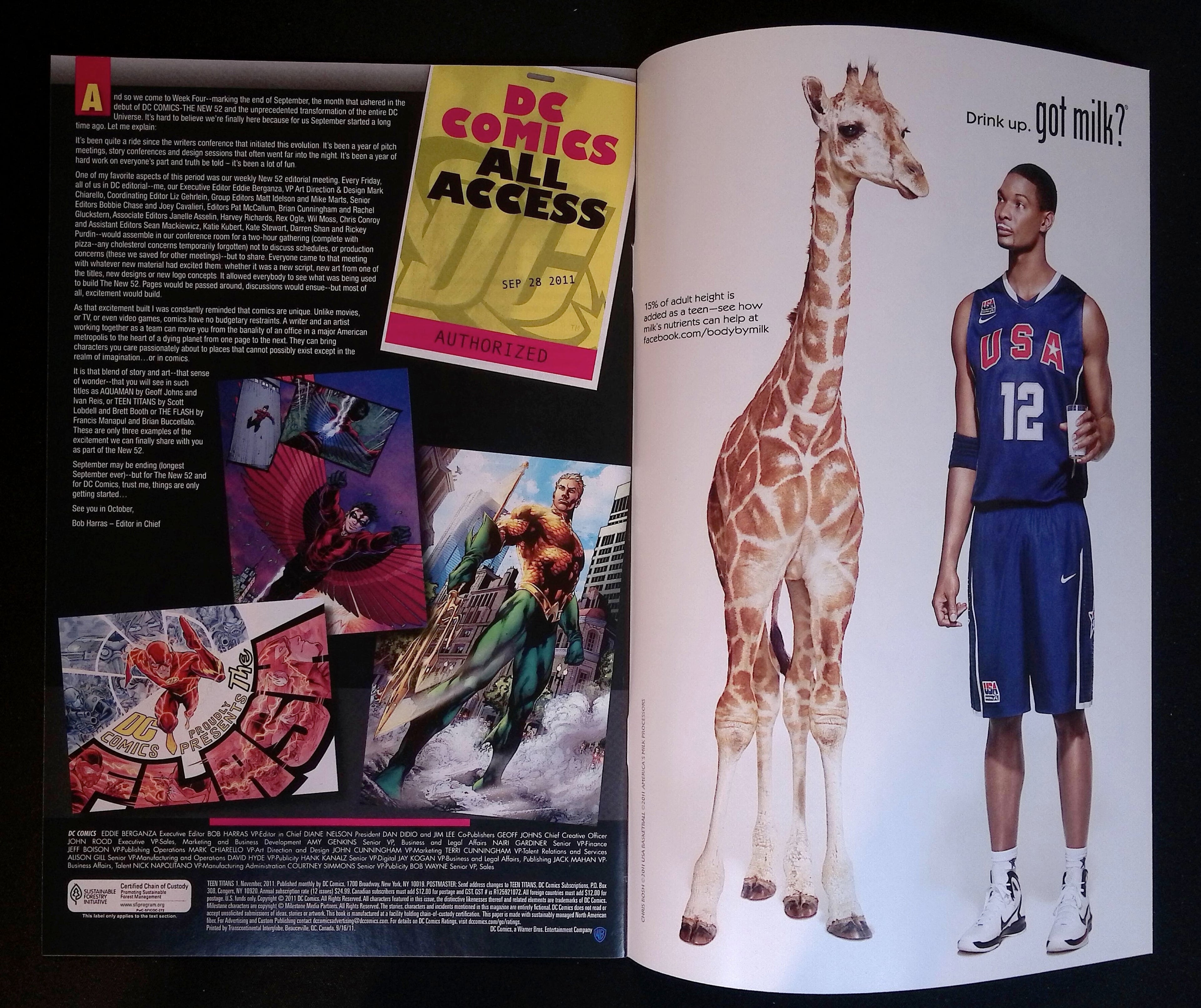 Teen Titans # 1 2011 NM