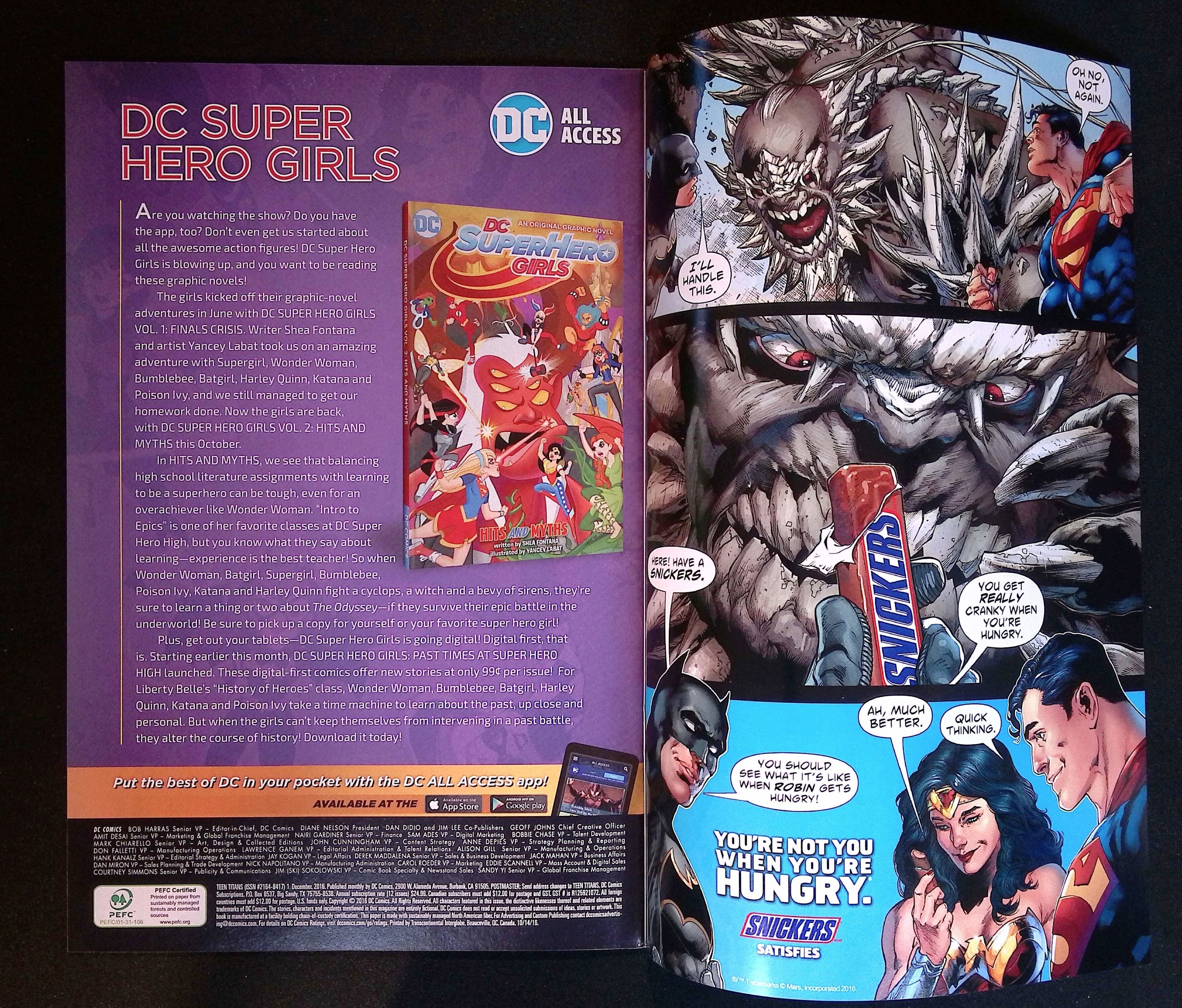 Teen Titans # 1 2016 NM-